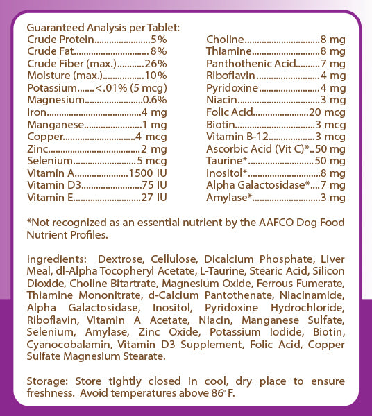 American English Coonhound Senior Dog Multivitamin Tablets 60 Count