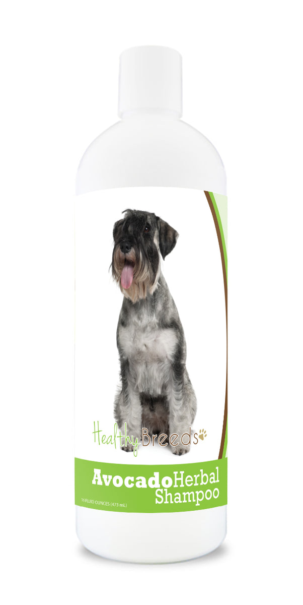 Standard Schnauzer Avocado Herbal Dog Shampoo 16 oz Healthy Breeds