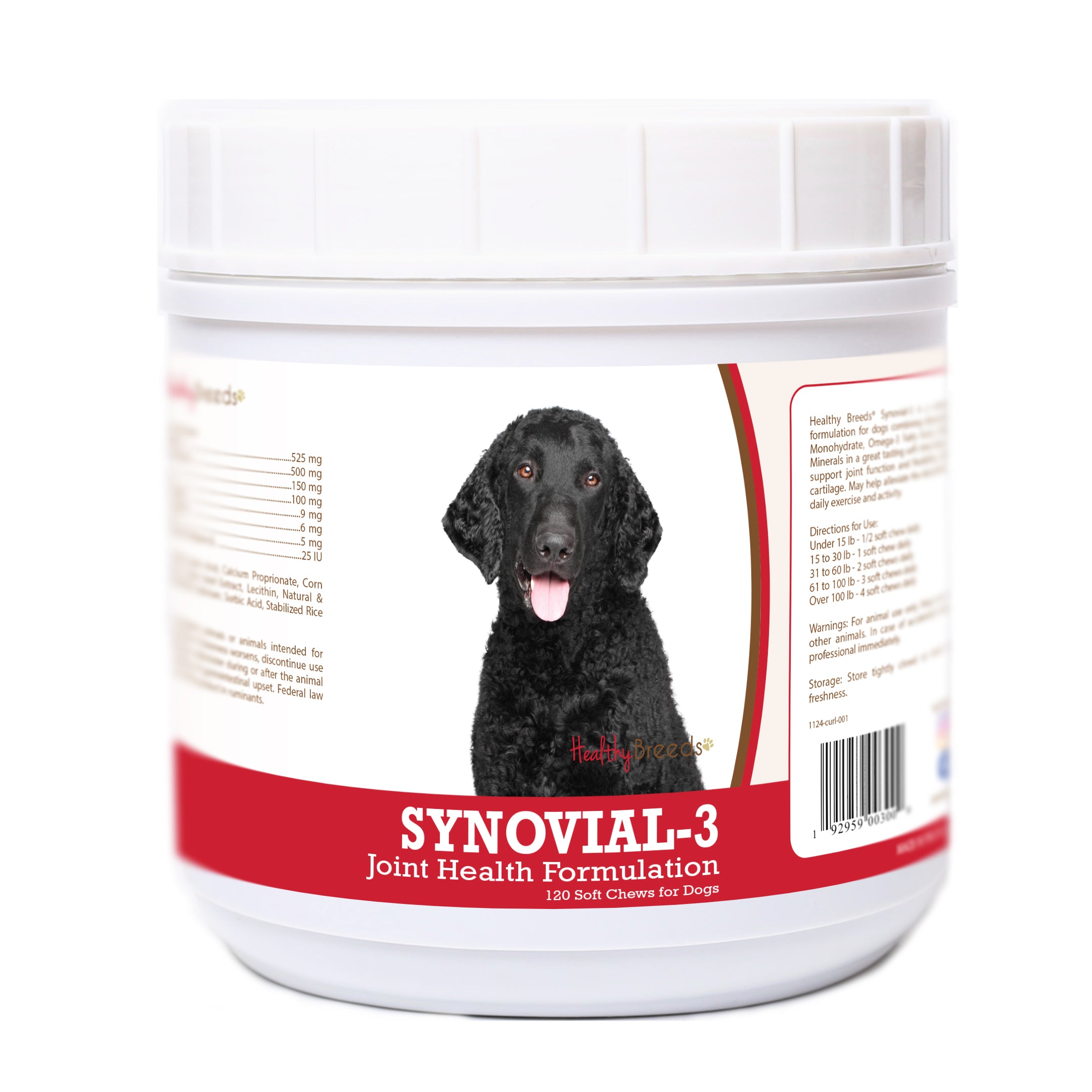Curly-Coated Retriever Synovial-3 Joint Health Formulation Soft Chews 120 Count