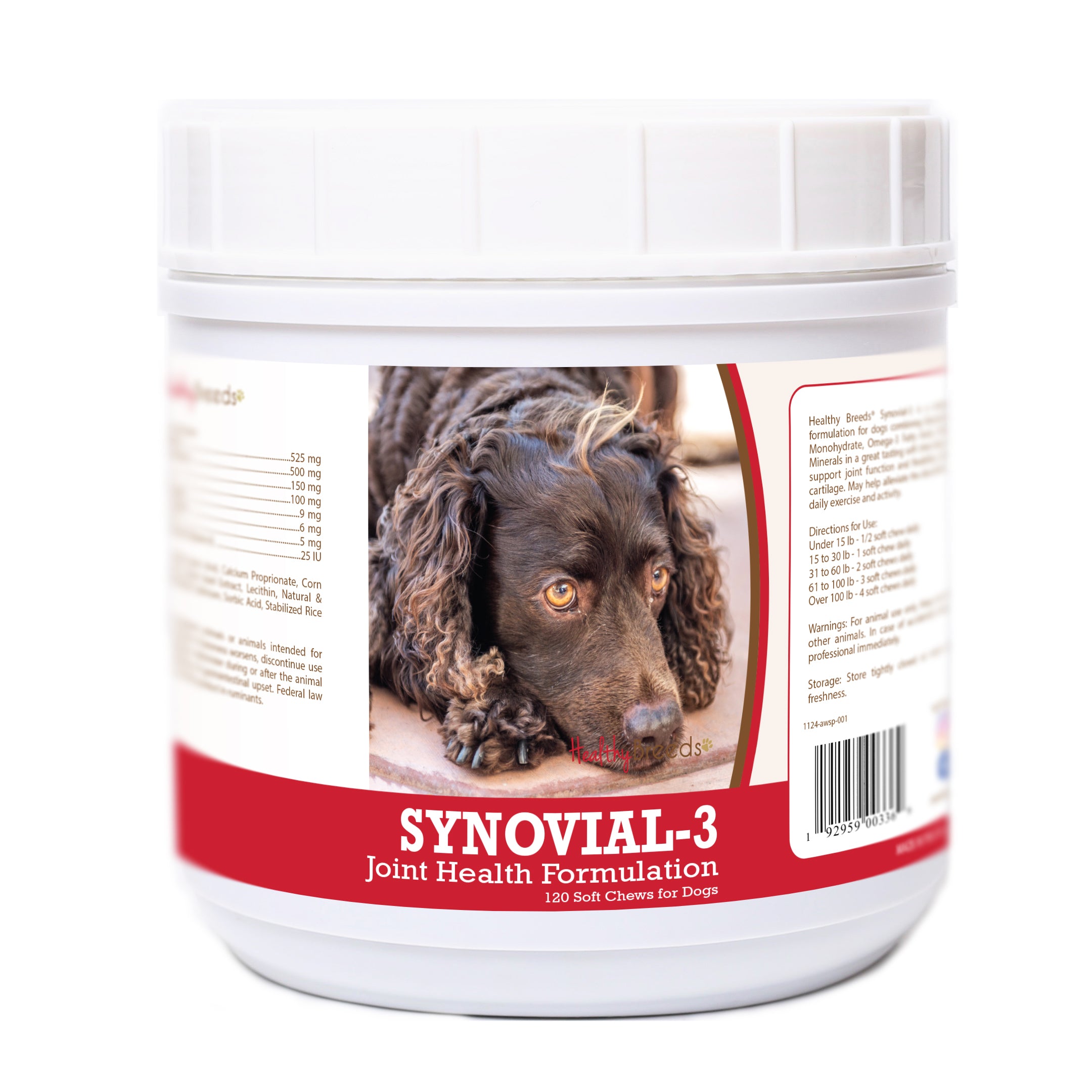 American Water Spaniel Synovial-3 Joint Health Formulation Soft Chews 120 Count