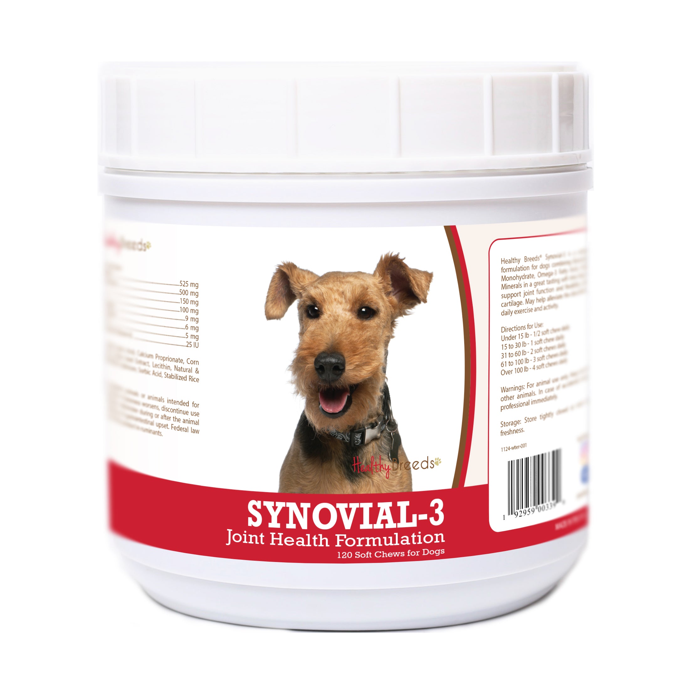 Welsh Terrier Synovial-3 Joint Health Formulation Soft Chews 120 Count