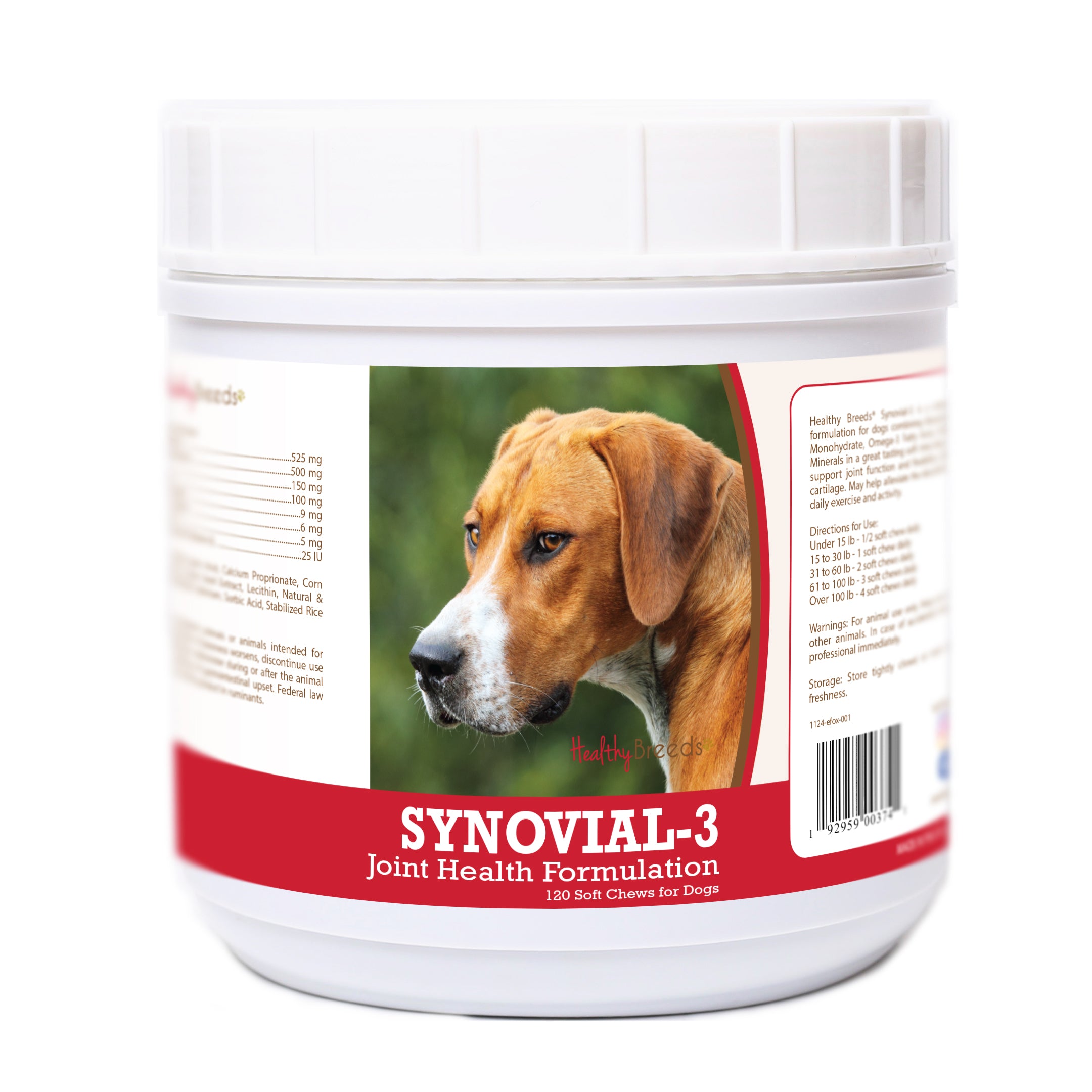 English Foxhound Synovial-3 Joint Health Formulation Soft Chews 120 Count