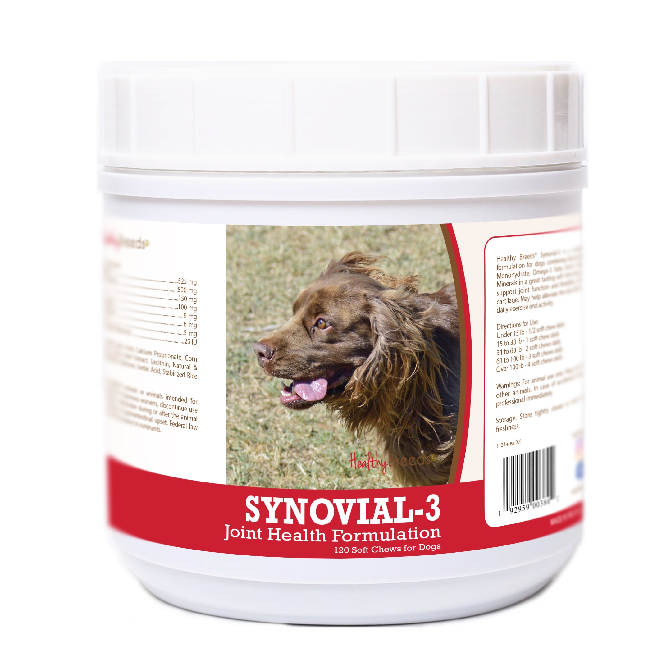 Sussex Spaniel Synovial-3 Joint Health Formulation Soft Chews 120 Count