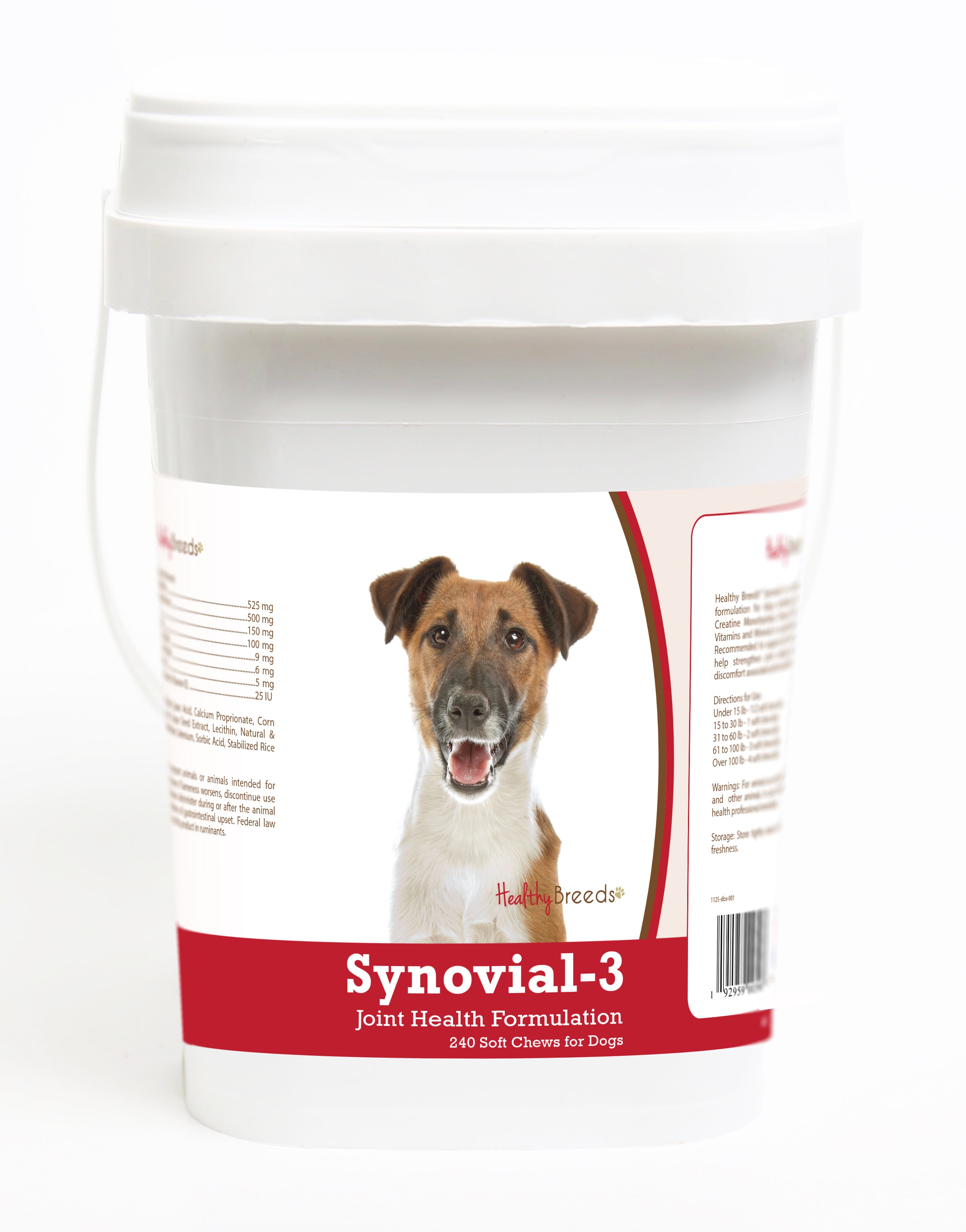 Smooth Fox Terrier Synovial-3 Joint Health Formulation Soft Chews 240 Count
