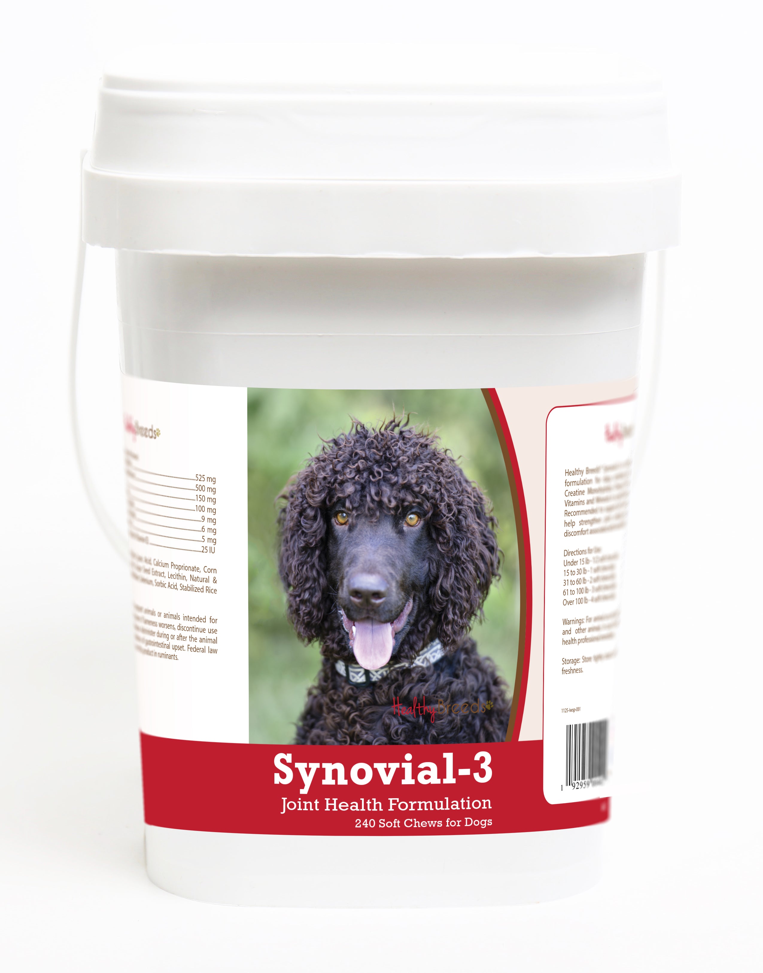 Irish Water Spaniel Synovial-3 Joint Health Formulation Soft Chews 240 Count