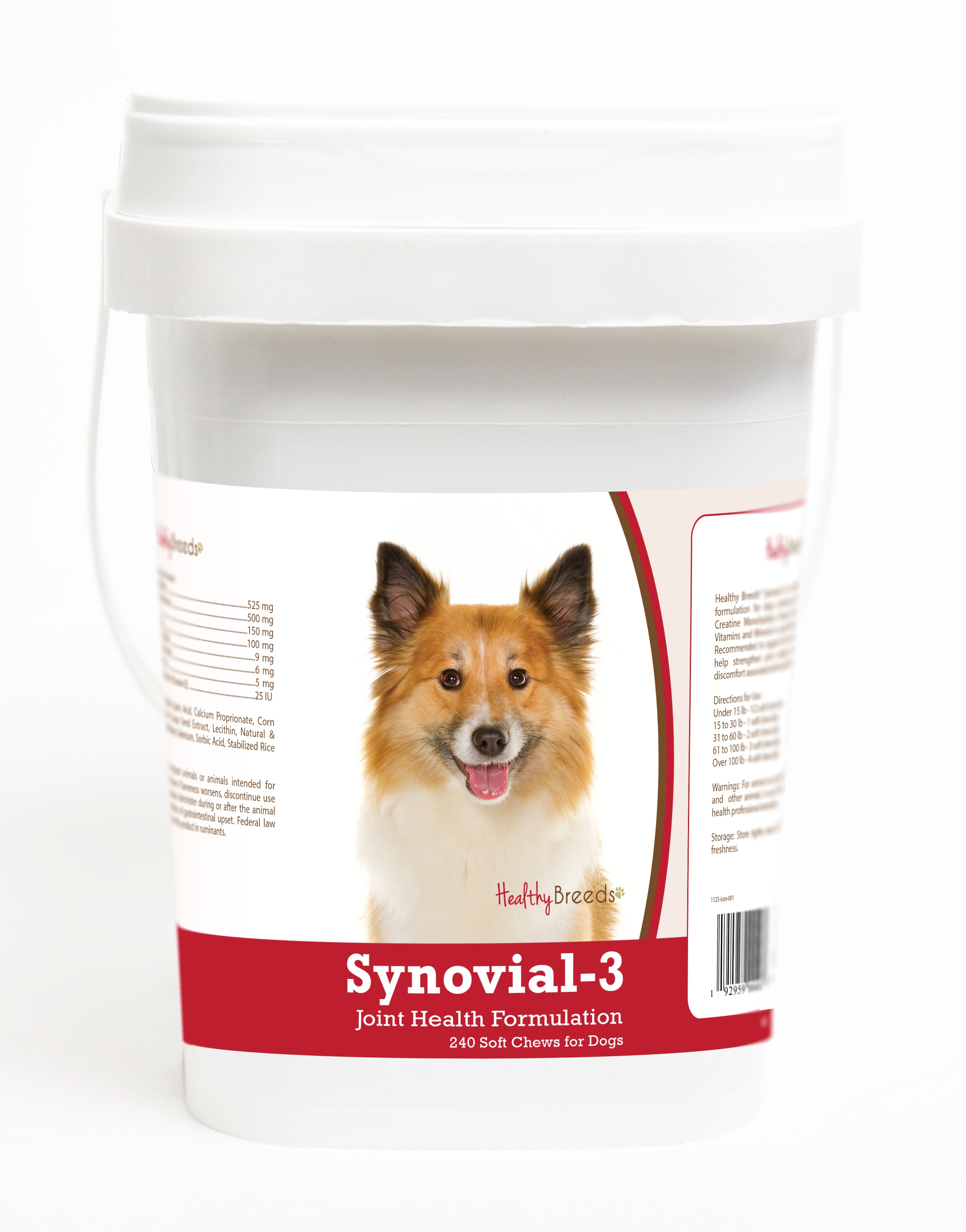 Icelandic Sheepdog Synovial-3 Joint Health Formulation Soft Chews 240 Count