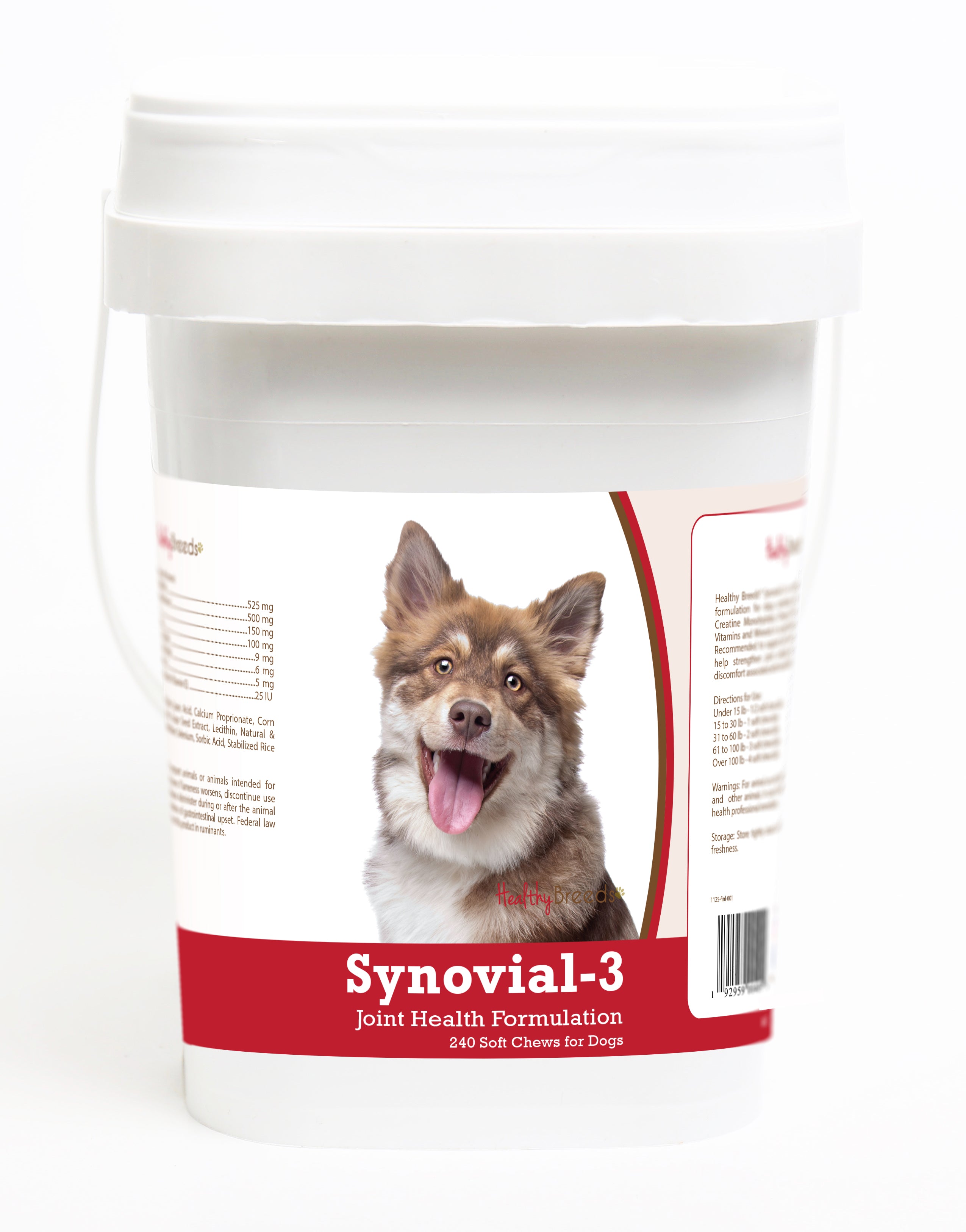 Finnish Lapphund Synovial-3 Joint Health Formulation Soft Chews 240 Count