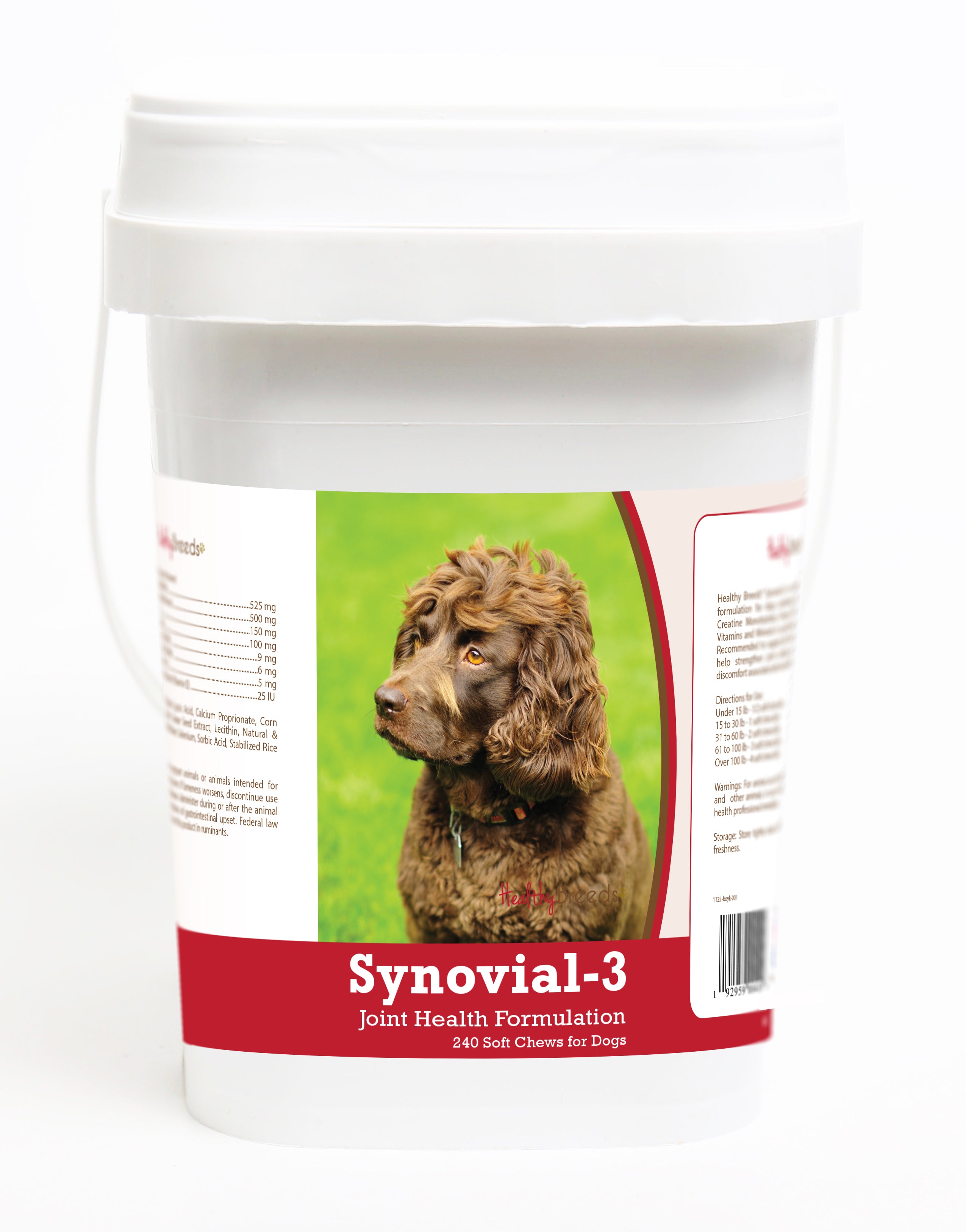 Boykin Spaniel Synovial-3 Joint Health Formulation Soft Chews 240 Count