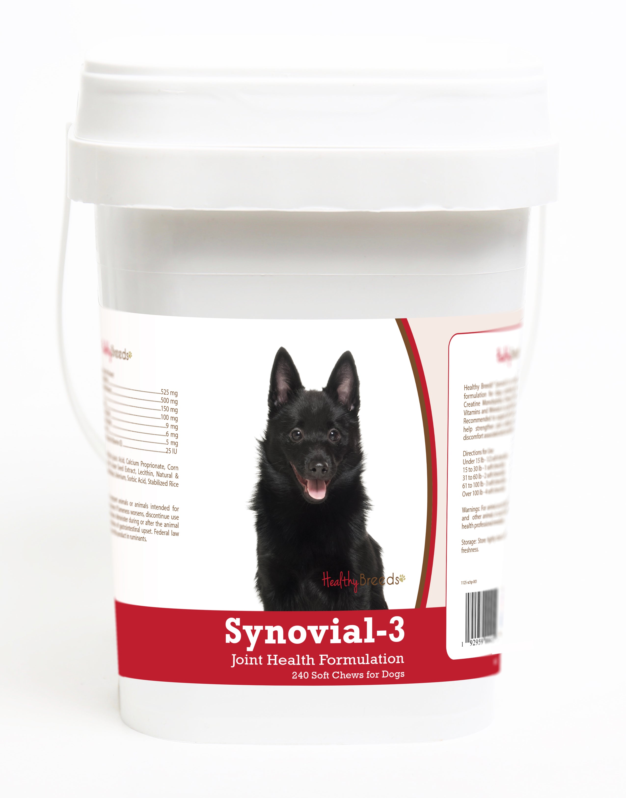 Schipperke Synovial-3 Joint Health Formulation Soft Chews 240 Count