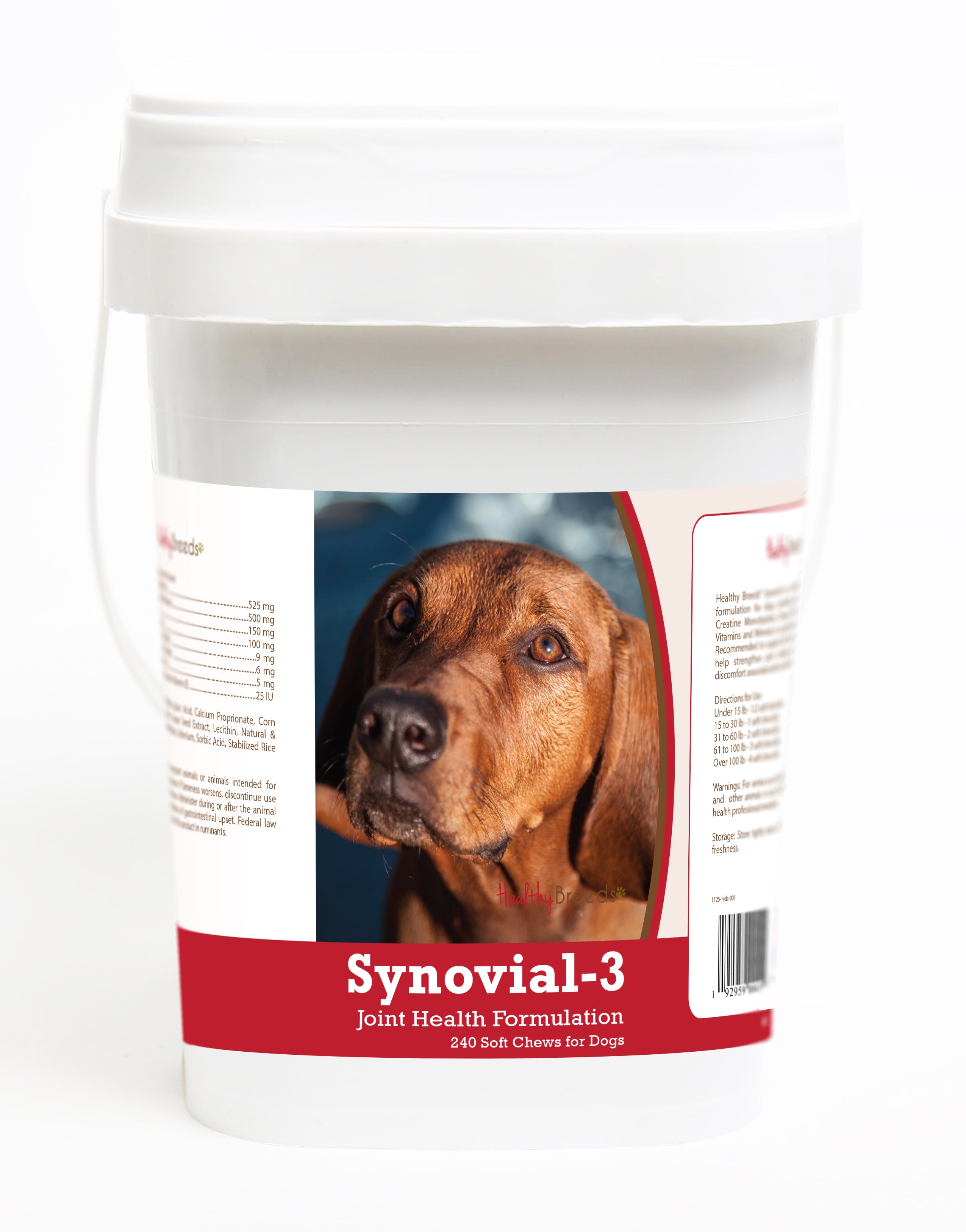 Redbone Coonhound Synovial-3 Joint Health Formulation Soft Chews 240 Count