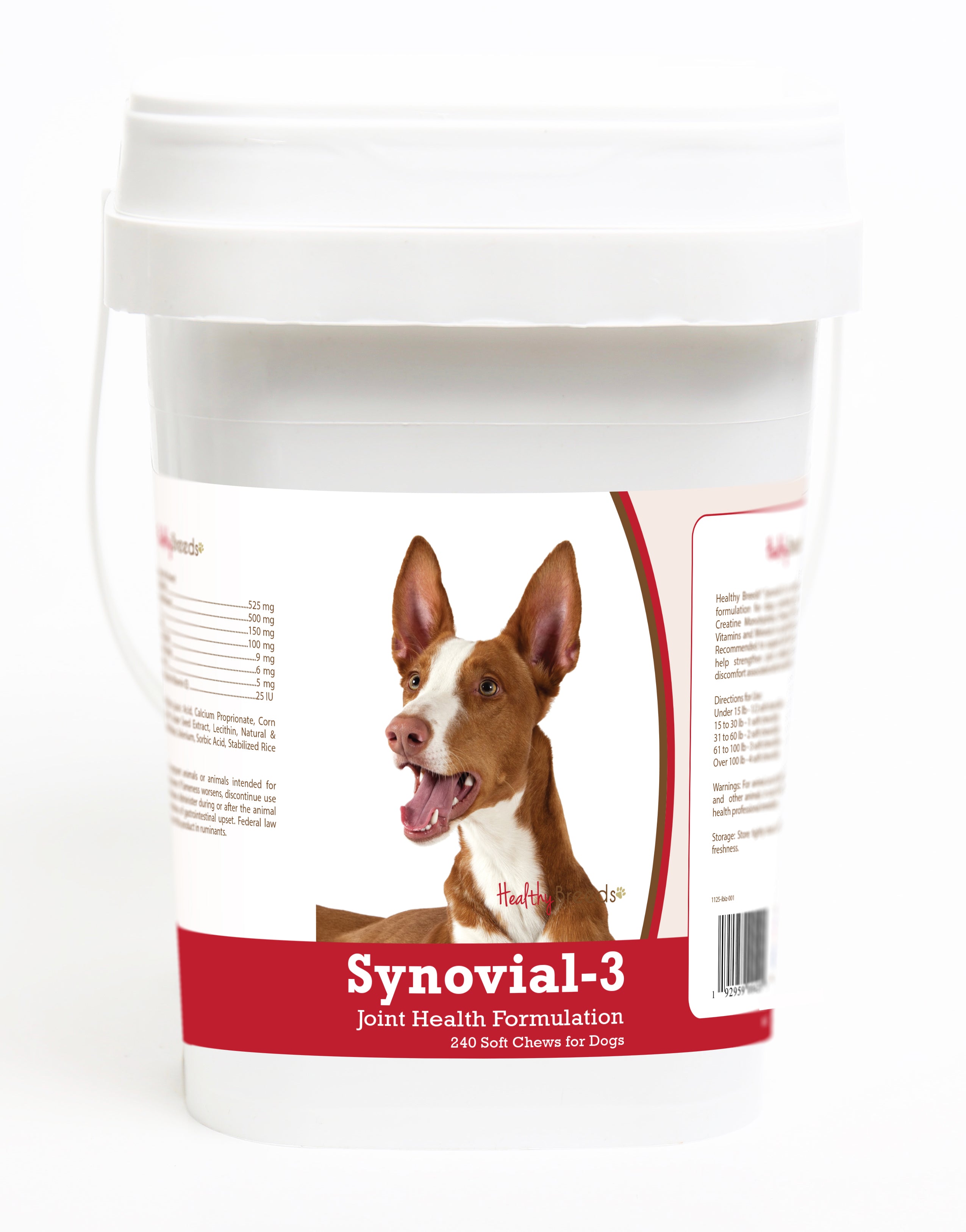 Ibizan Hound Synovial-3 Joint Health Formulation Soft Chews 240 Count