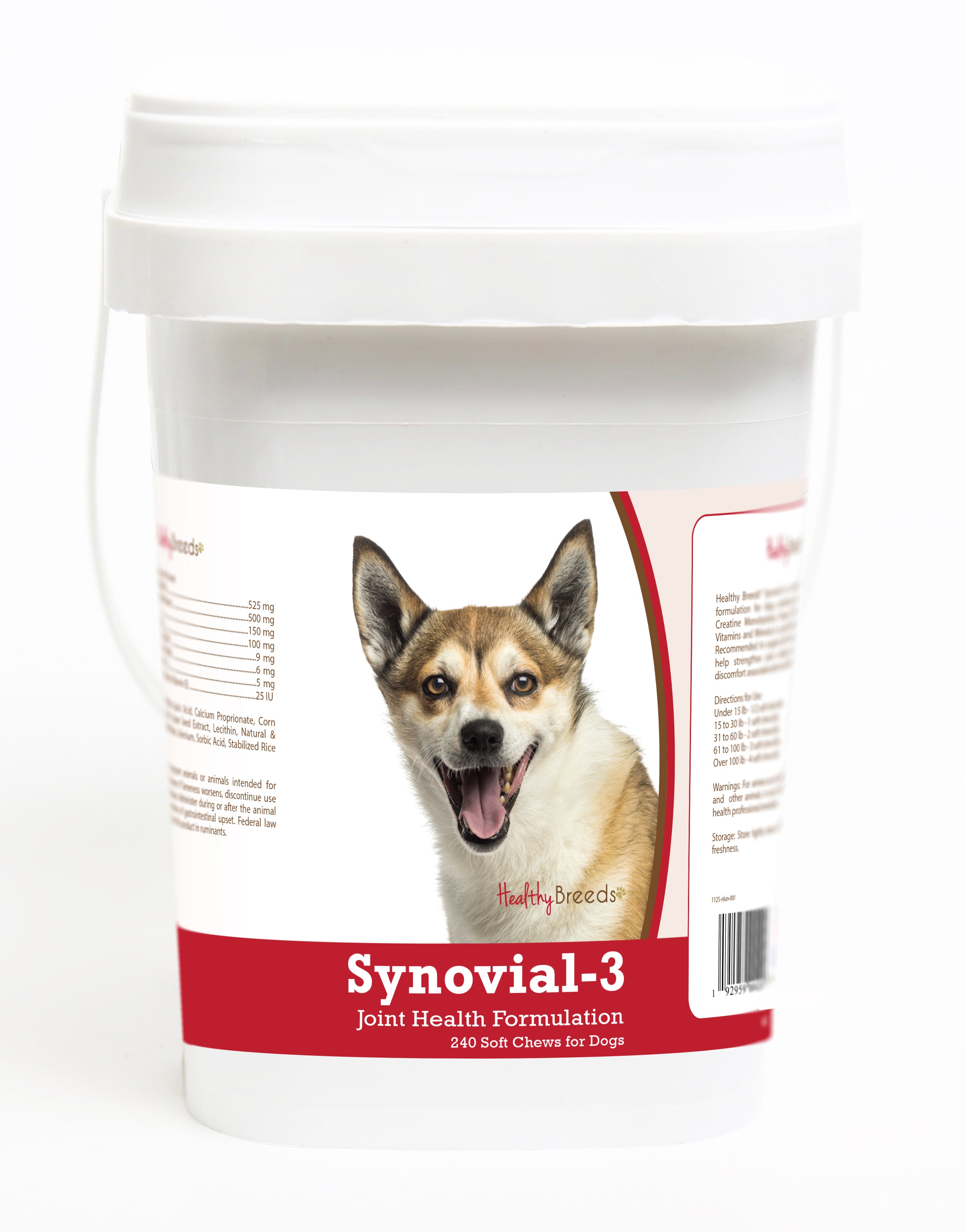 Norwegian Lundehund Synovial-3 Joint Health Formulation Soft Chews 240 Count