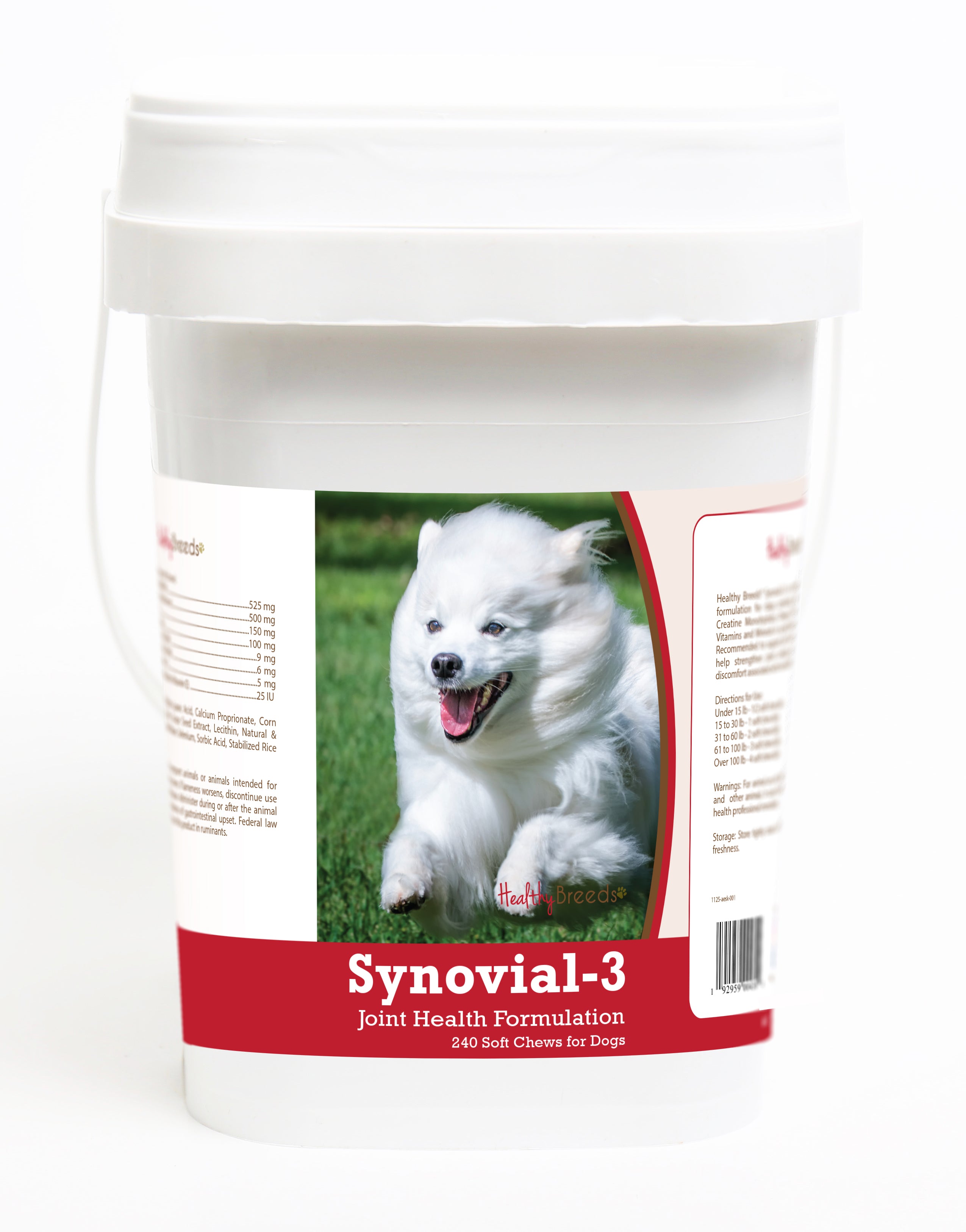 American Eskimo Dog Synovial-3 Joint Health Formulation Soft Chews 240 Count