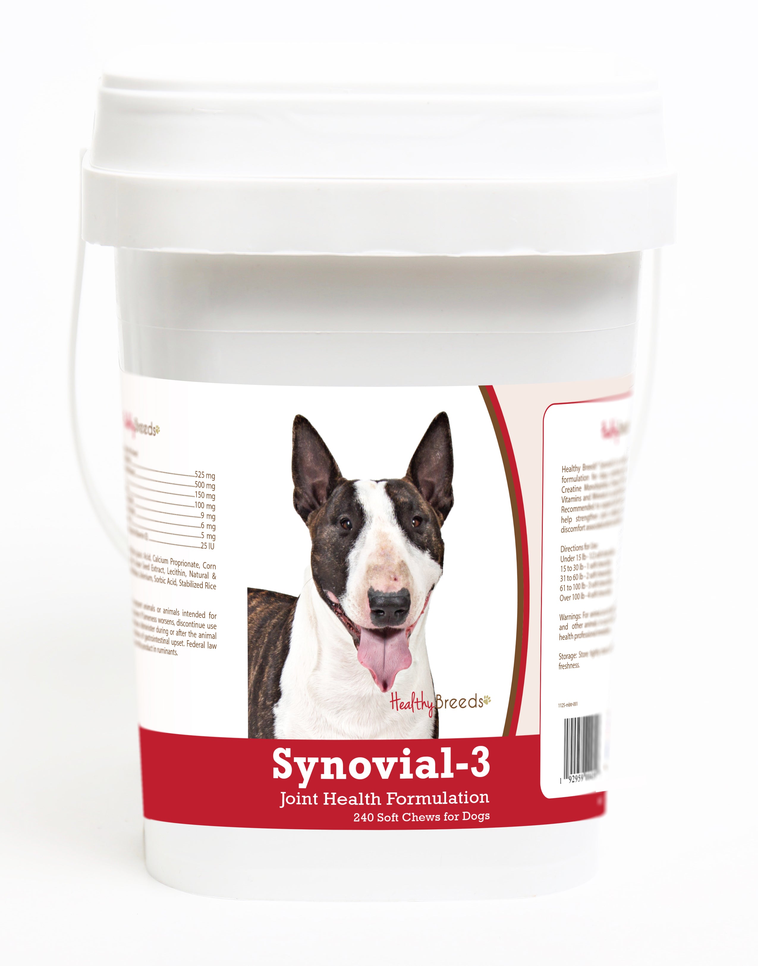 Miniature Bull Terrier Synovial-3 Joint Health Formulation Soft Chews 240 Count