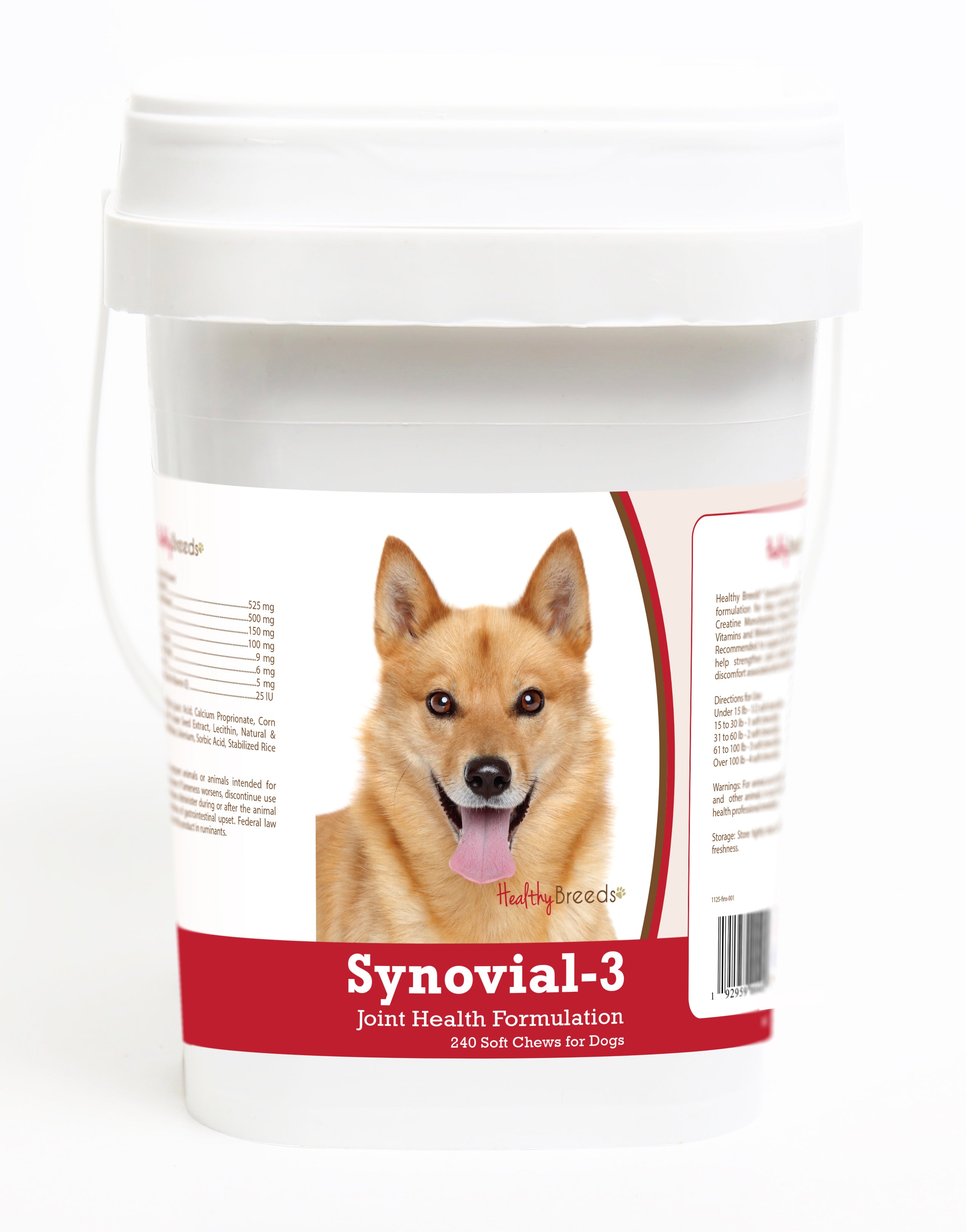 Finnish Spitz Synovial-3 Joint Health Formulation Soft Chews 240 Count