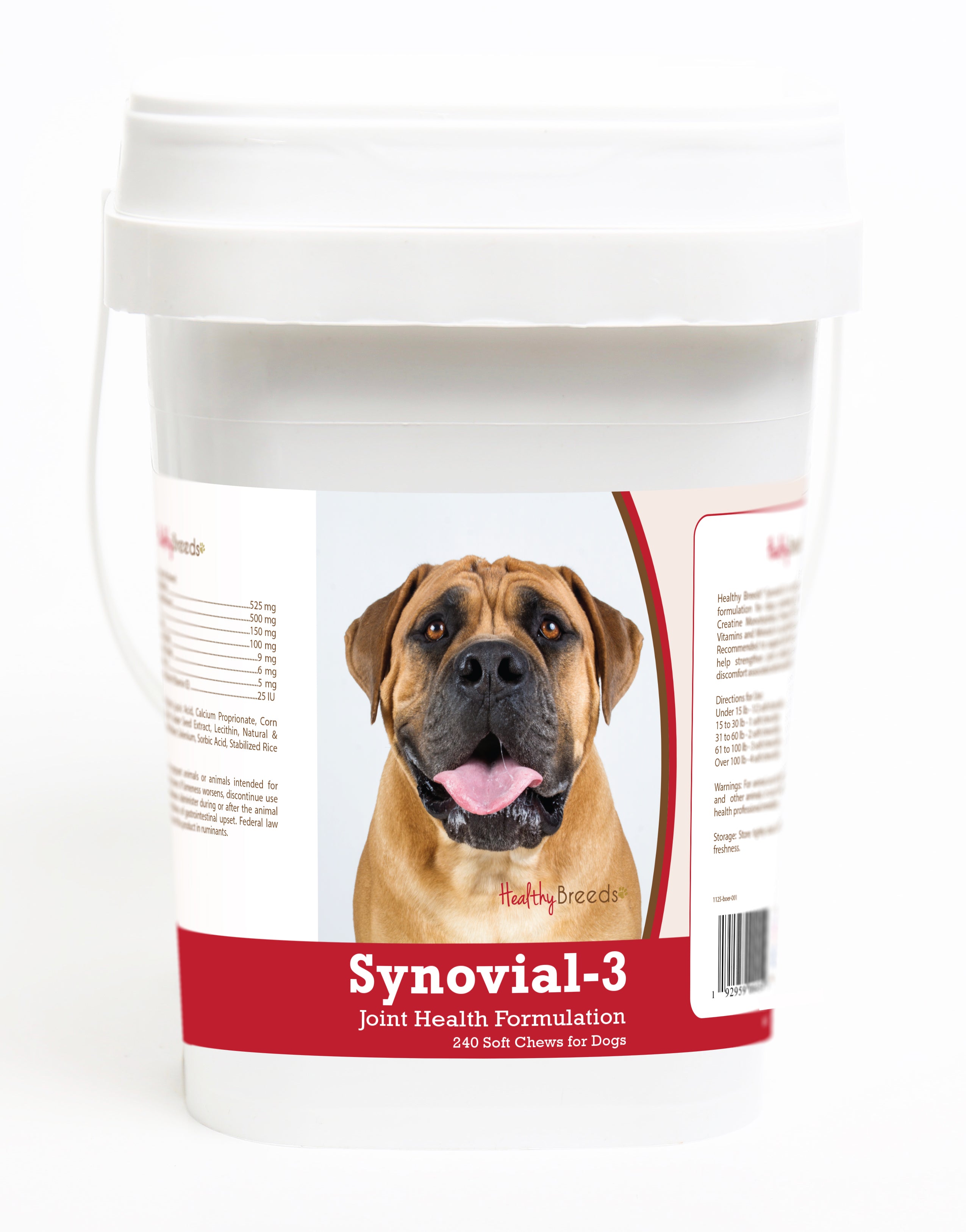 Boerboel Synovial-3 Joint Health Formulation Soft Chews 240 Count