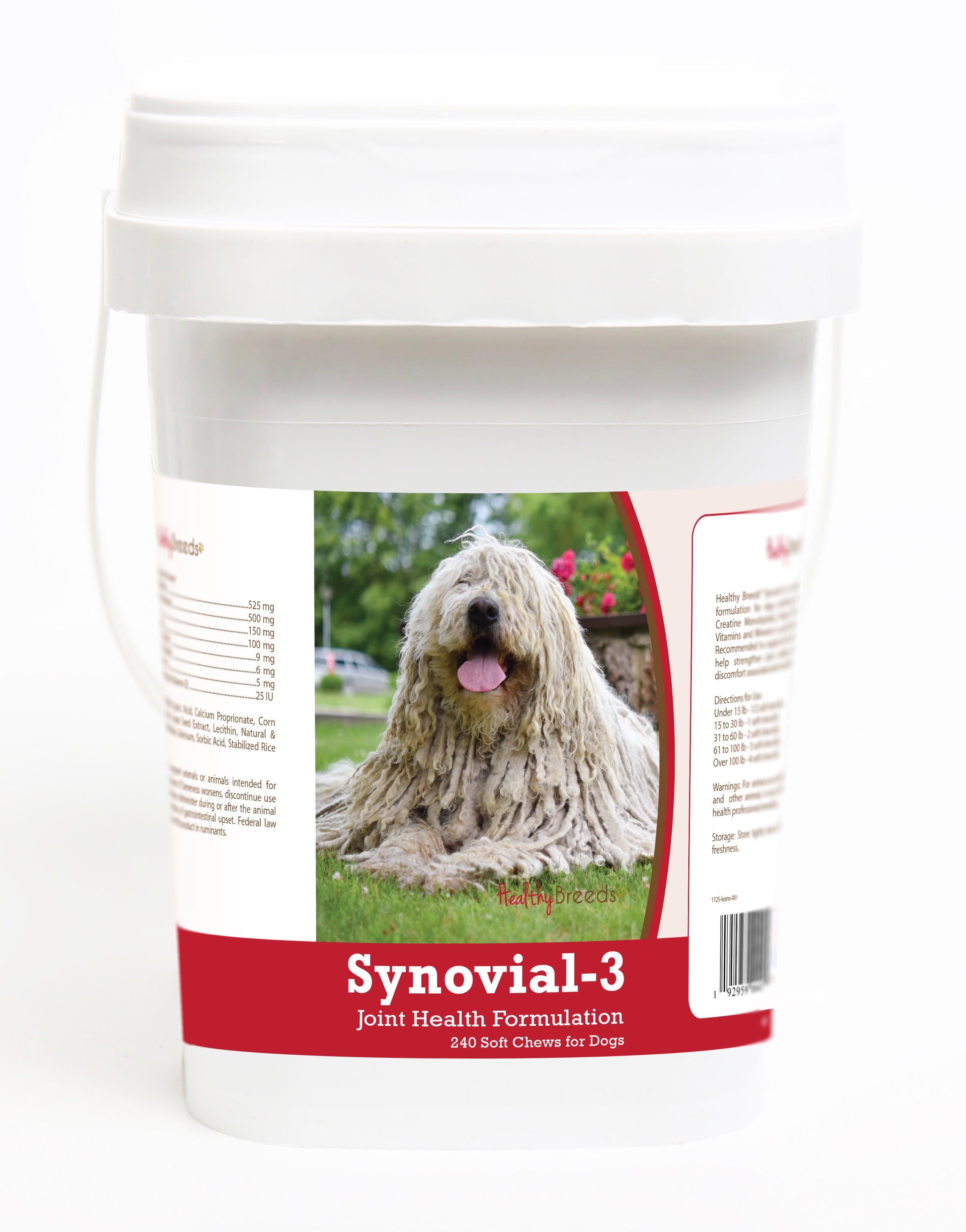 Komondorok Synovial-3 Joint Health Formulation Soft Chews 240 Count