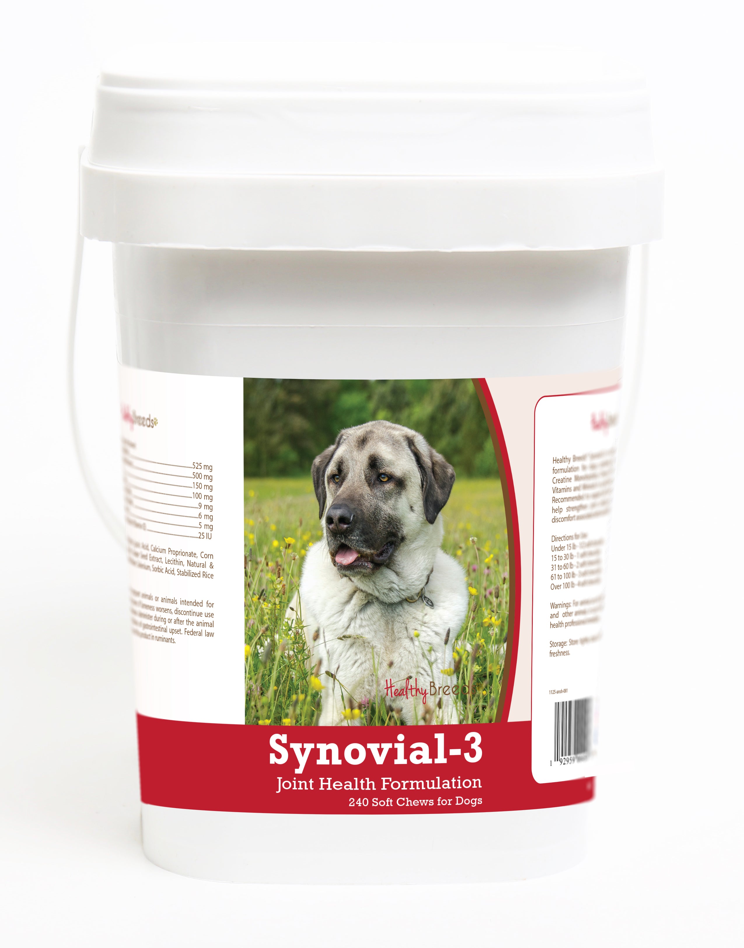 Anatolian Shepherd Dog Synovial-3 Joint Health Formulation Soft Chews 240 Count
