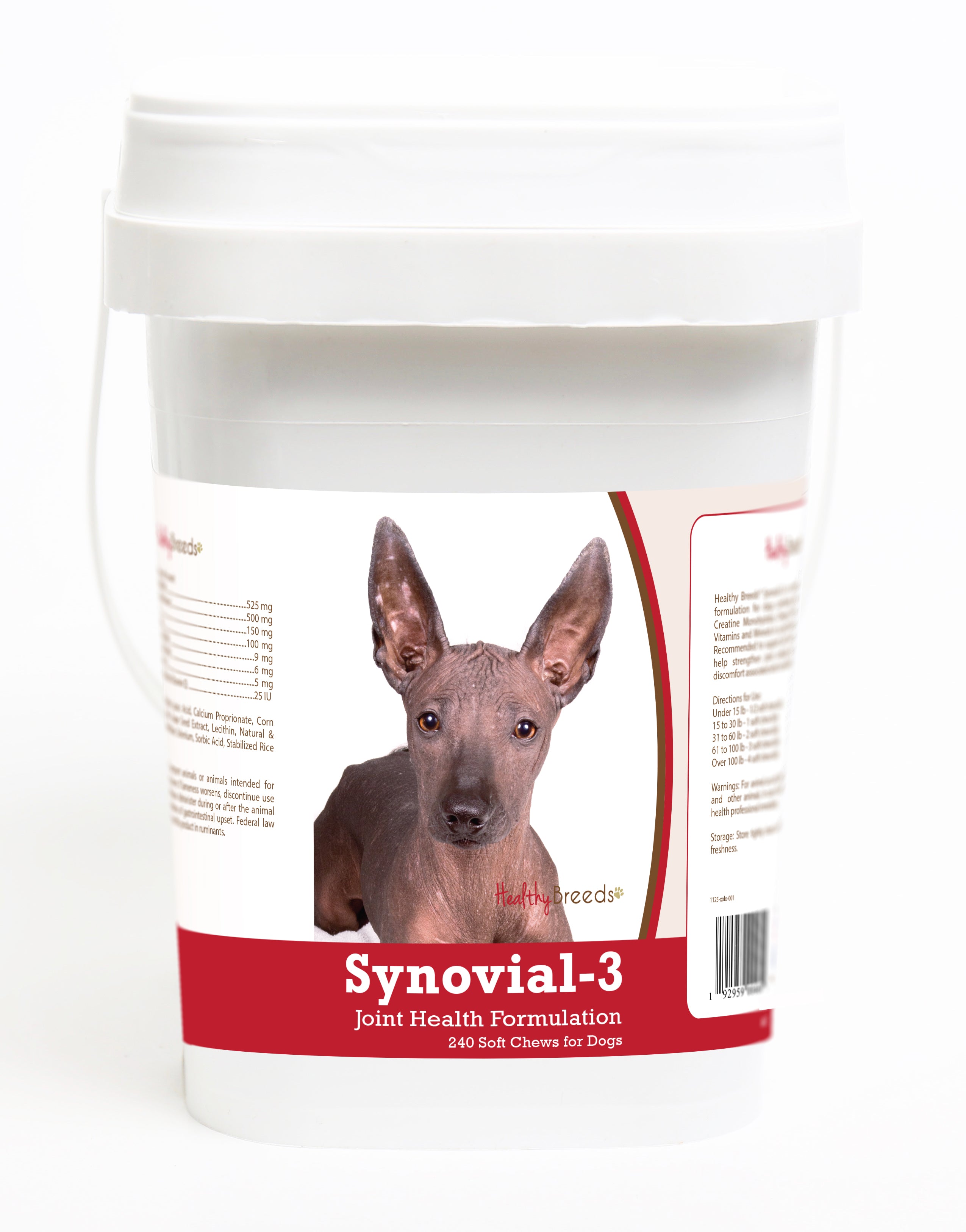 Xoloitzcuintli Synovial-3 Joint Health Formulation Soft Chews 240 Count