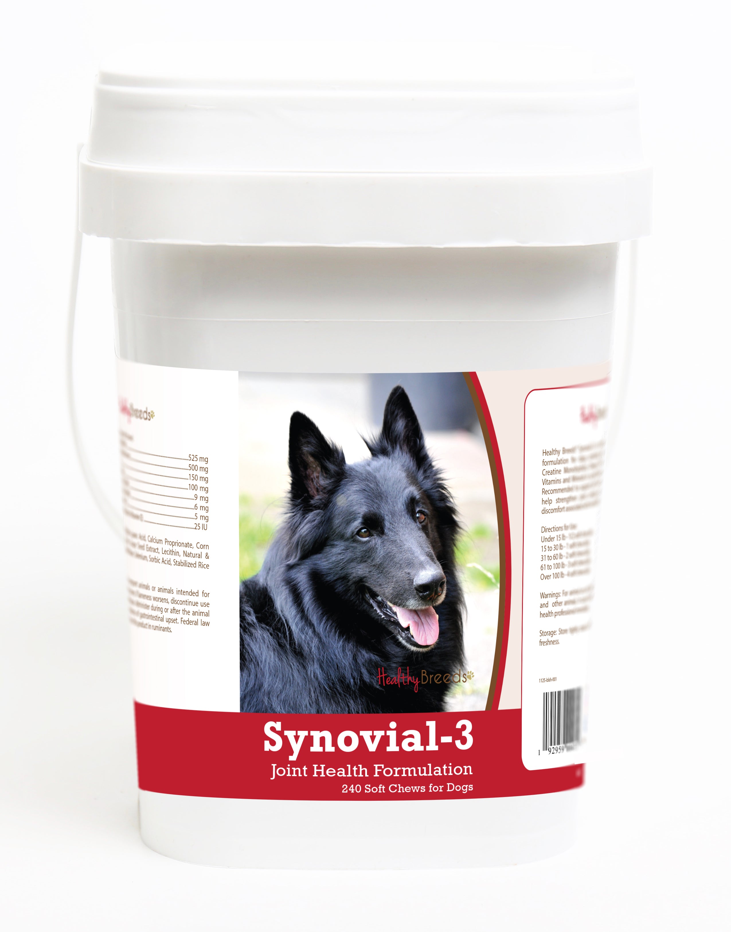 Belgian Sheepdog Synovial-3 Joint Health Formulation Soft Chews 240 Count