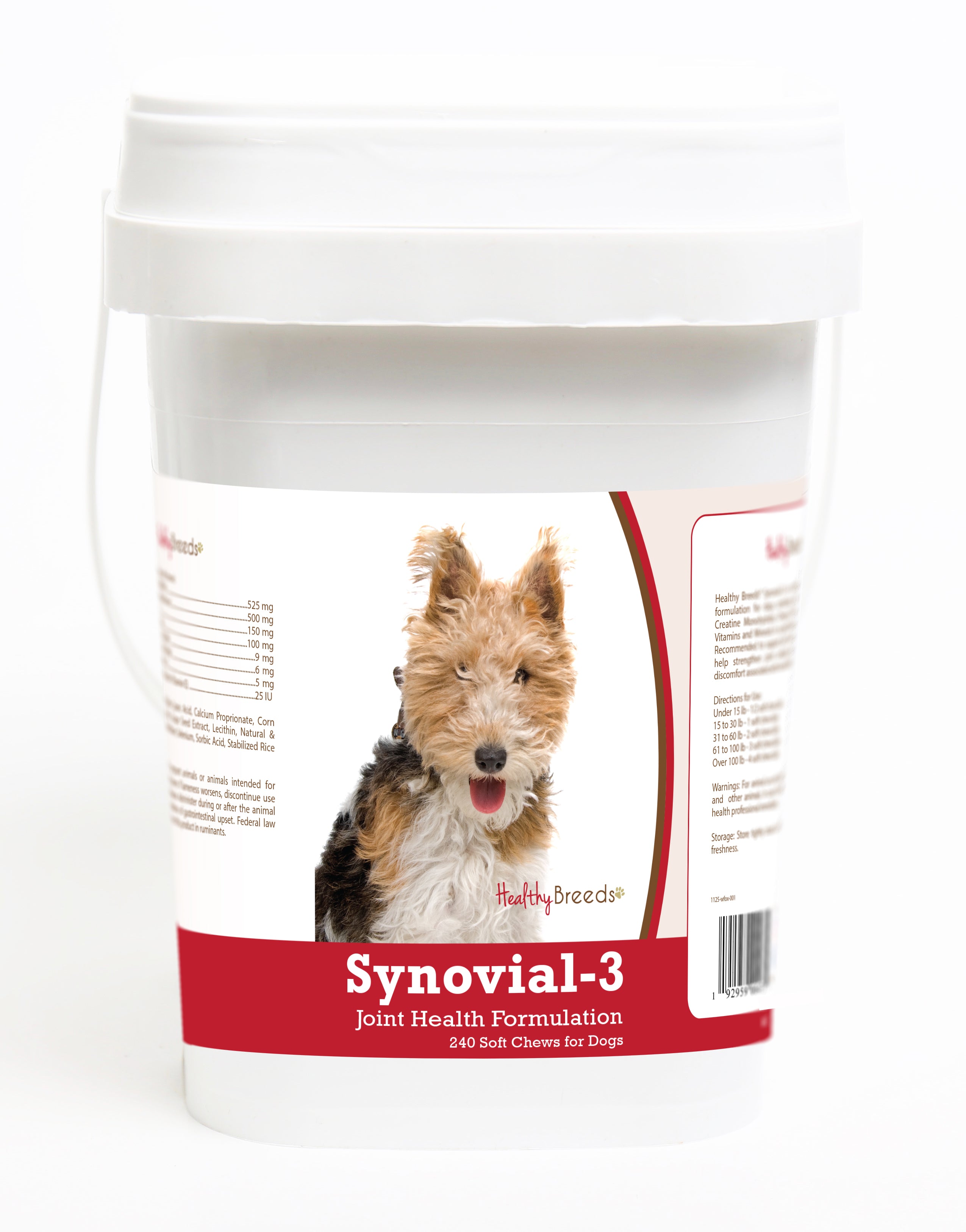 Wire Fox Terrier Synovial-3 Joint Health Formulation Soft Chews 240 Count