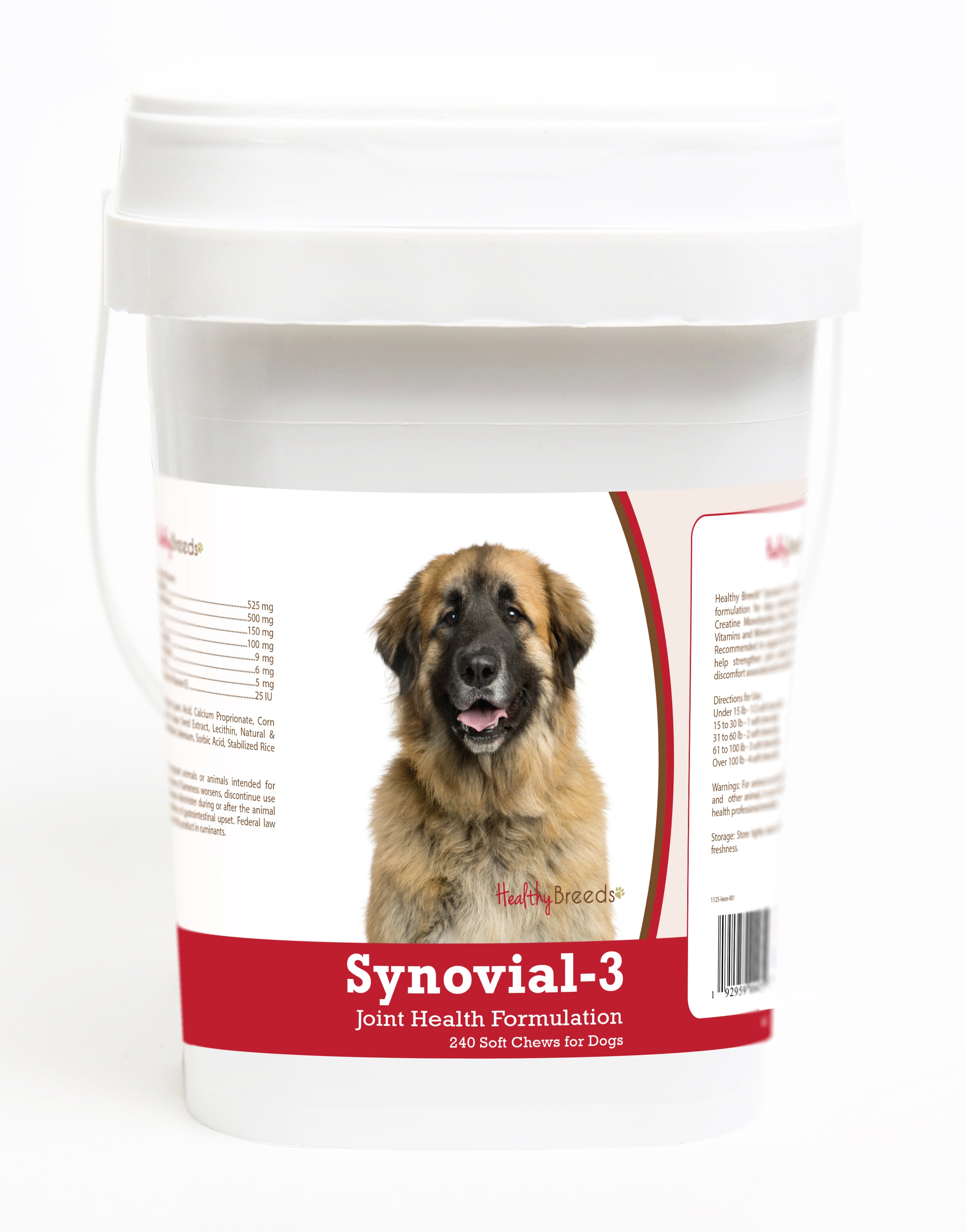 Leonberger Synovial-3 Joint Health Formulation Soft Chews 240 Count