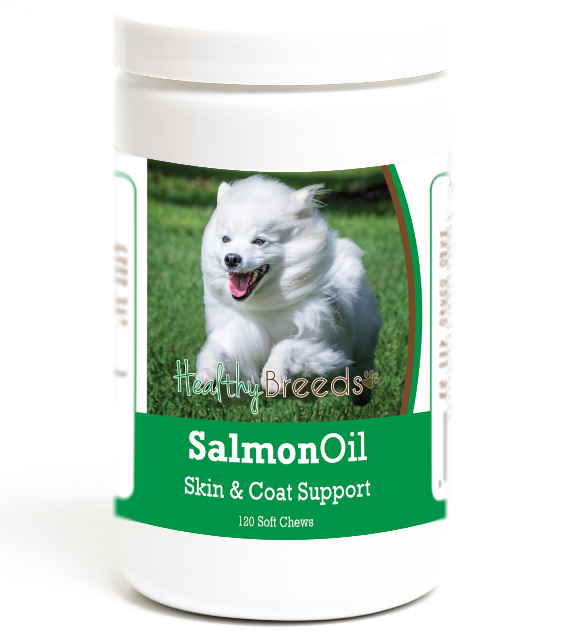 American Eskimo Dog Salmon Oil Soft Chews 120 Count
