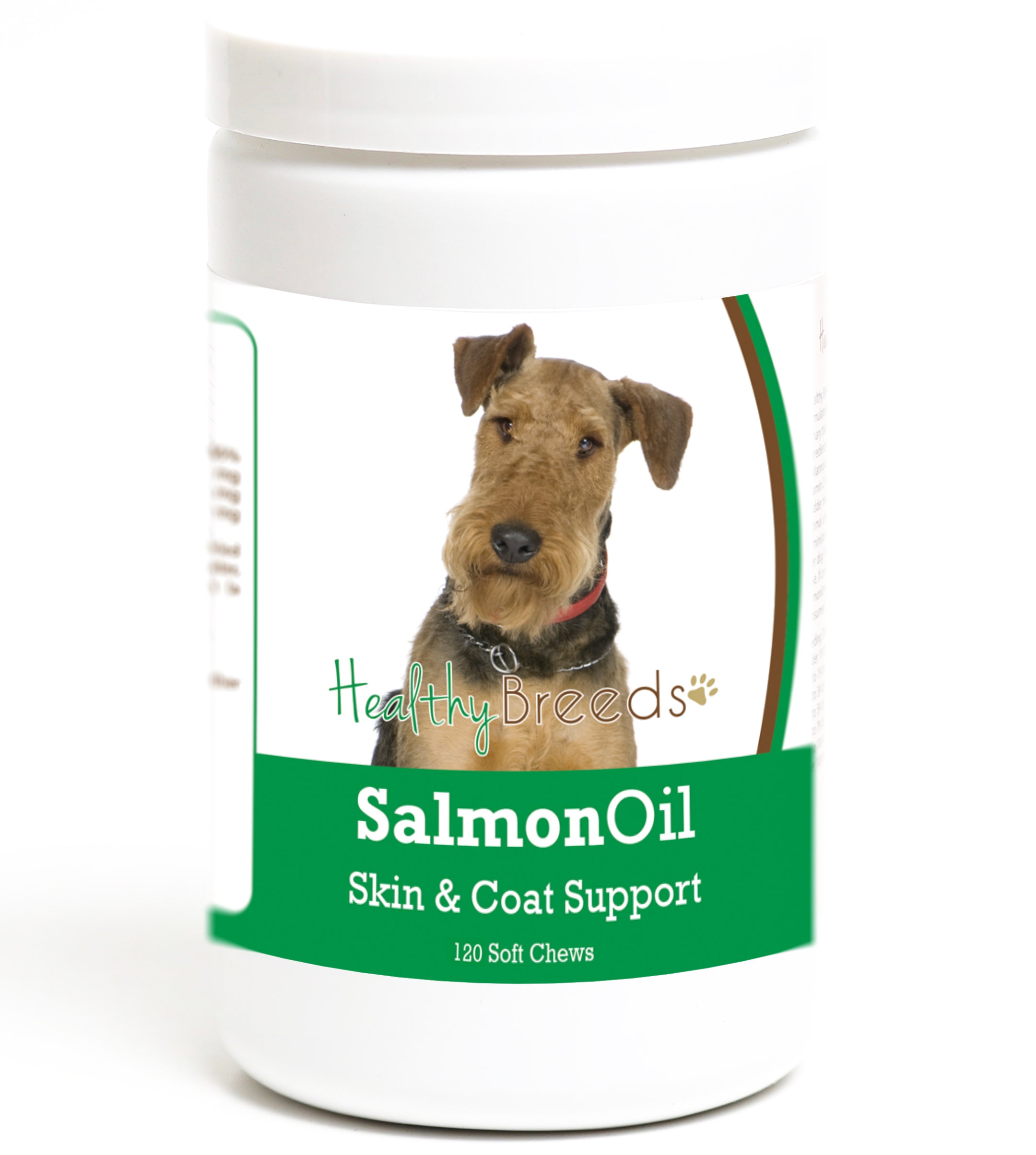 Airedale Terrier Salmon Oil Soft Chews 120 Count