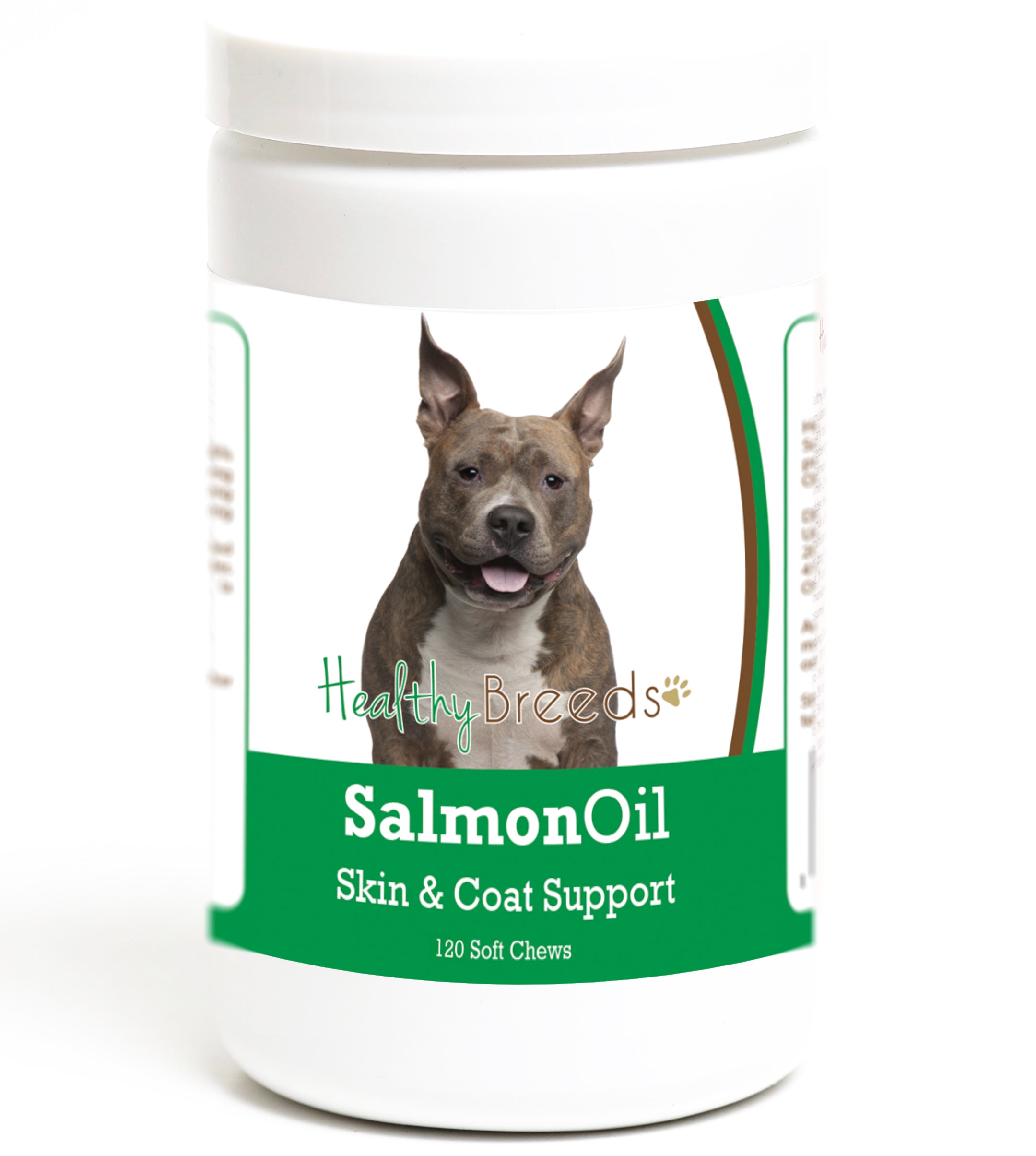 American Staffordshire Terrier Salmon Oil Soft Chews 120 Count