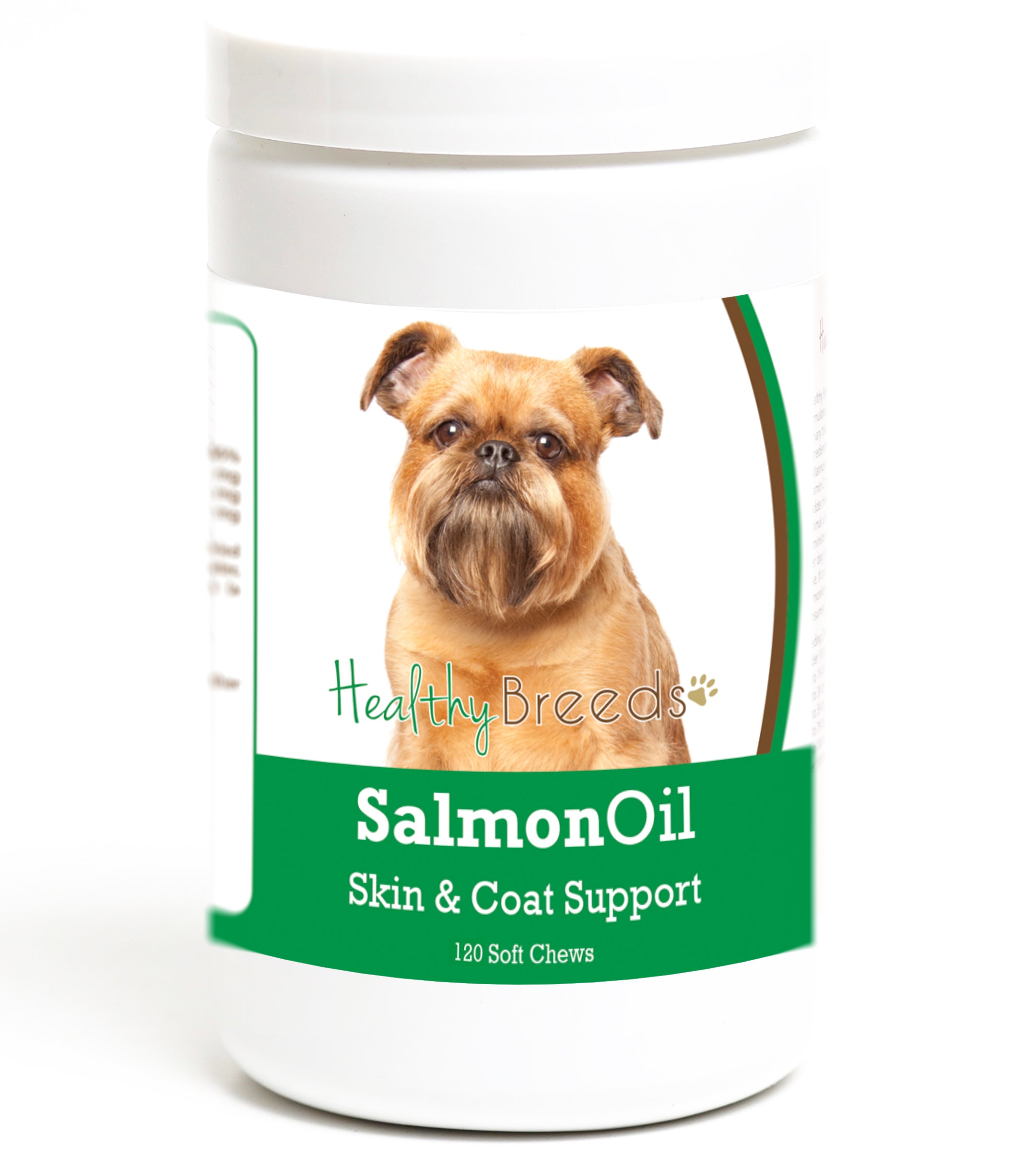 Brussels Griffon Salmon Oil Soft Chews 120 Count