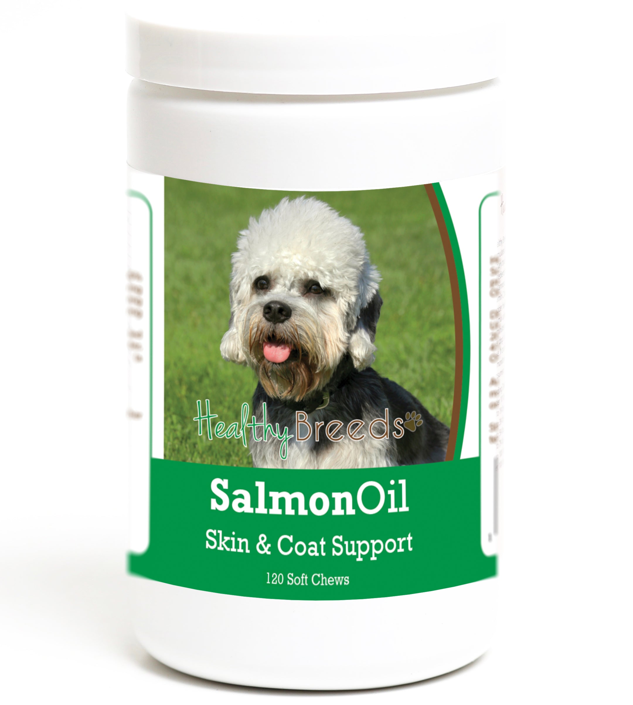 Dandie Dinmont Terrier Salmon Oil Soft Chews 120 Count