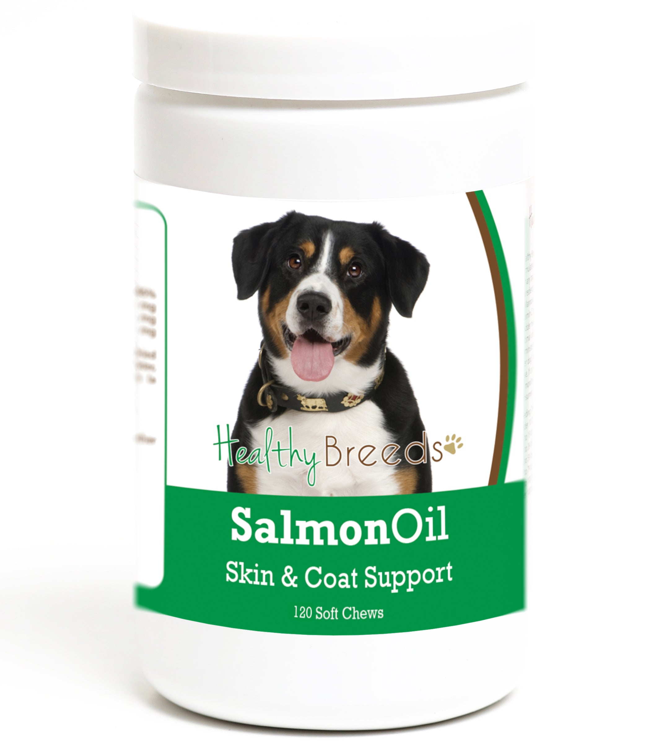 Entlebucher Mountain Dog Salmon Oil Soft Chews 120 Count
