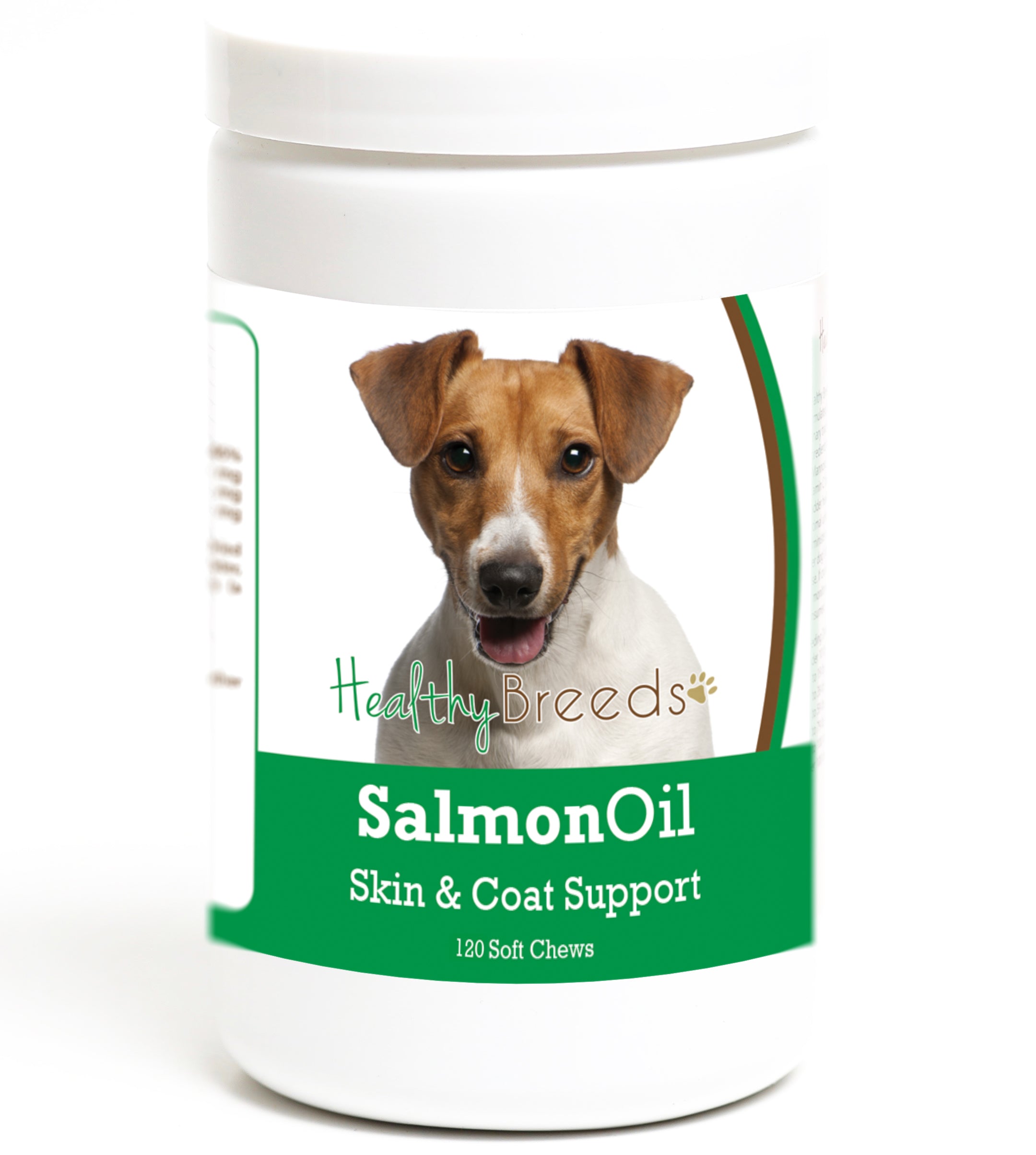Jack Russell Terrier Salmon Oil Soft Chews 120 Count