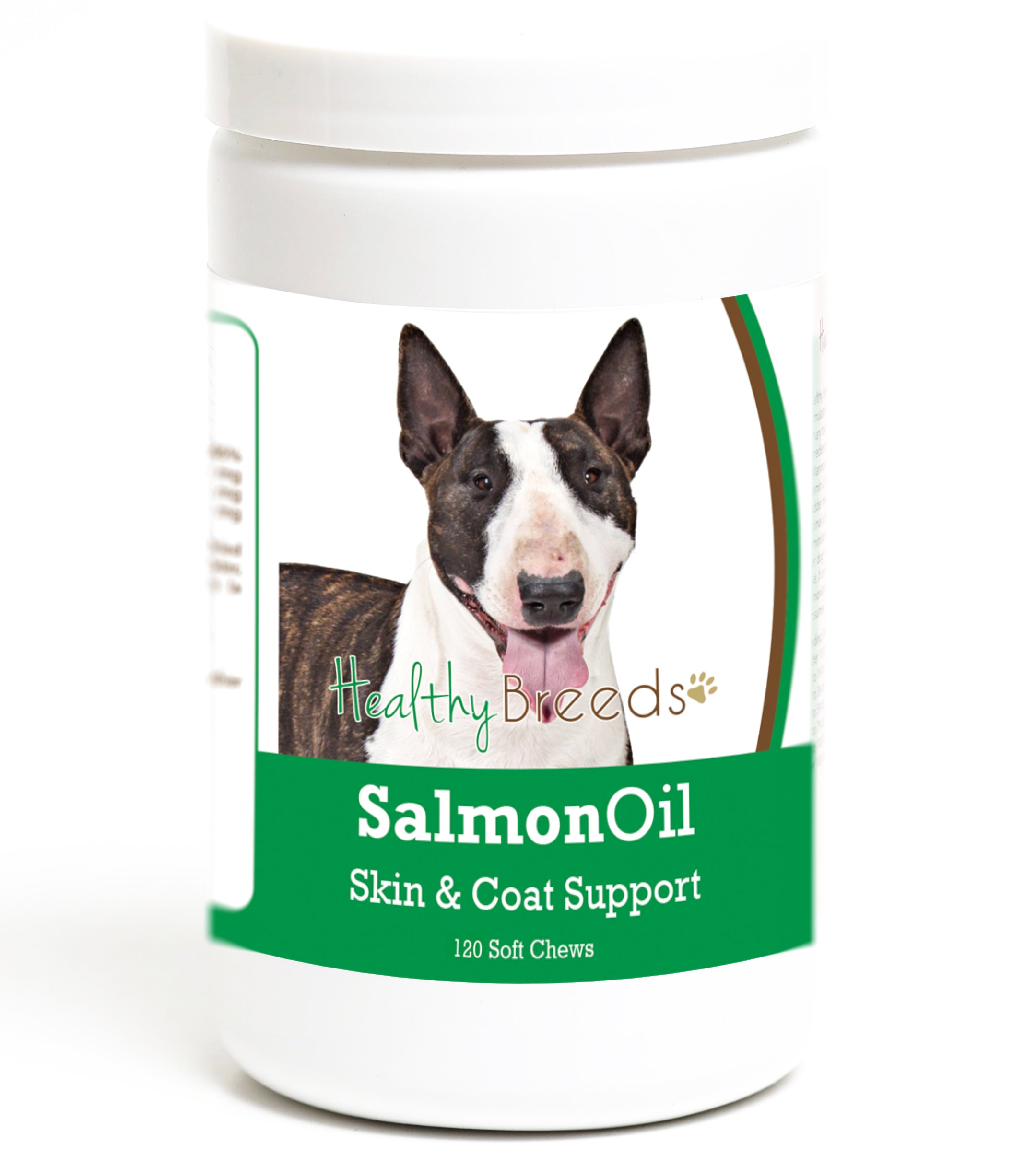 Miniature Bull Terrier Salmon Oil Soft Chews 120 Count