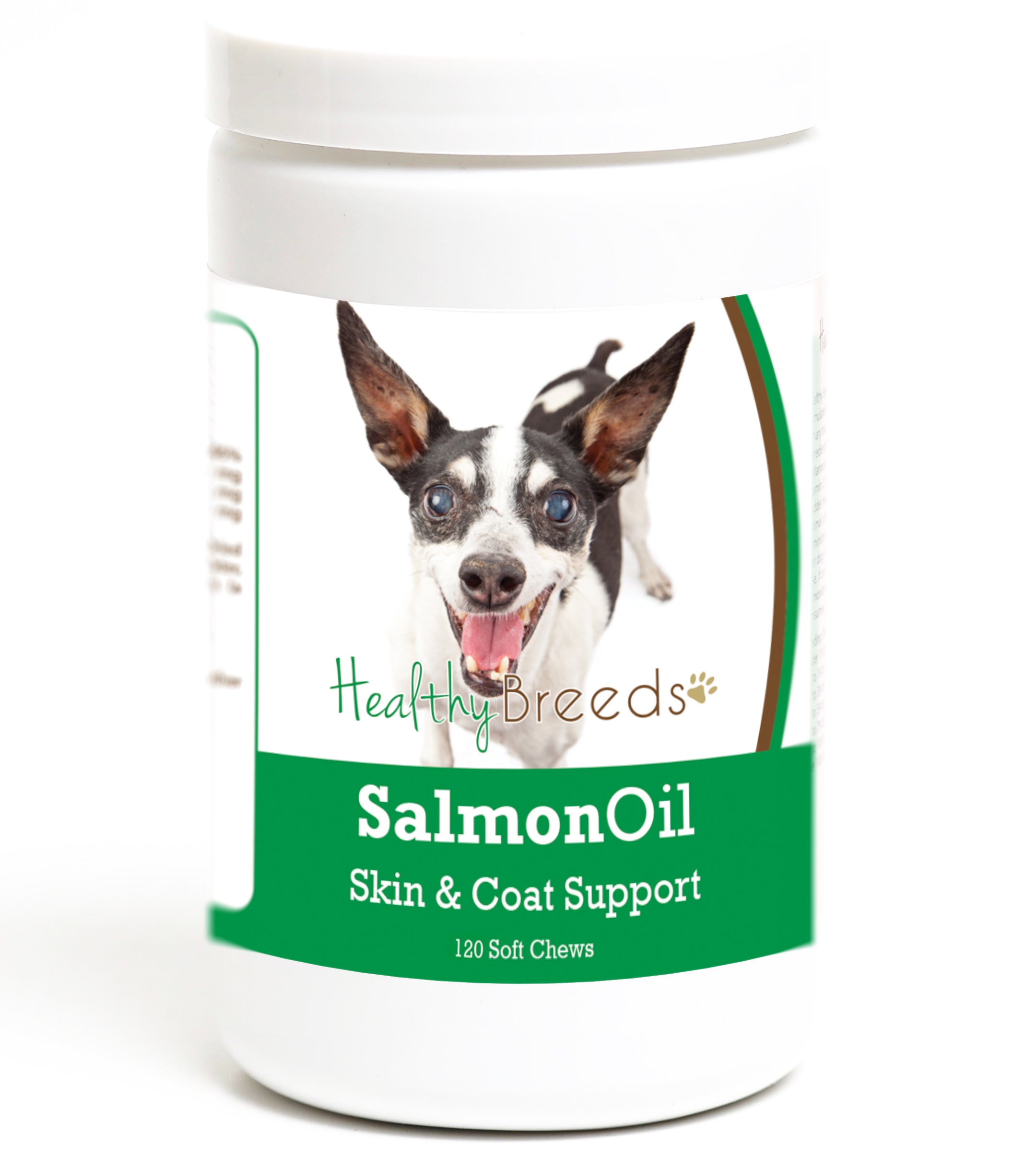 Rat Terrier Salmon Oil Soft Chews 120 Count