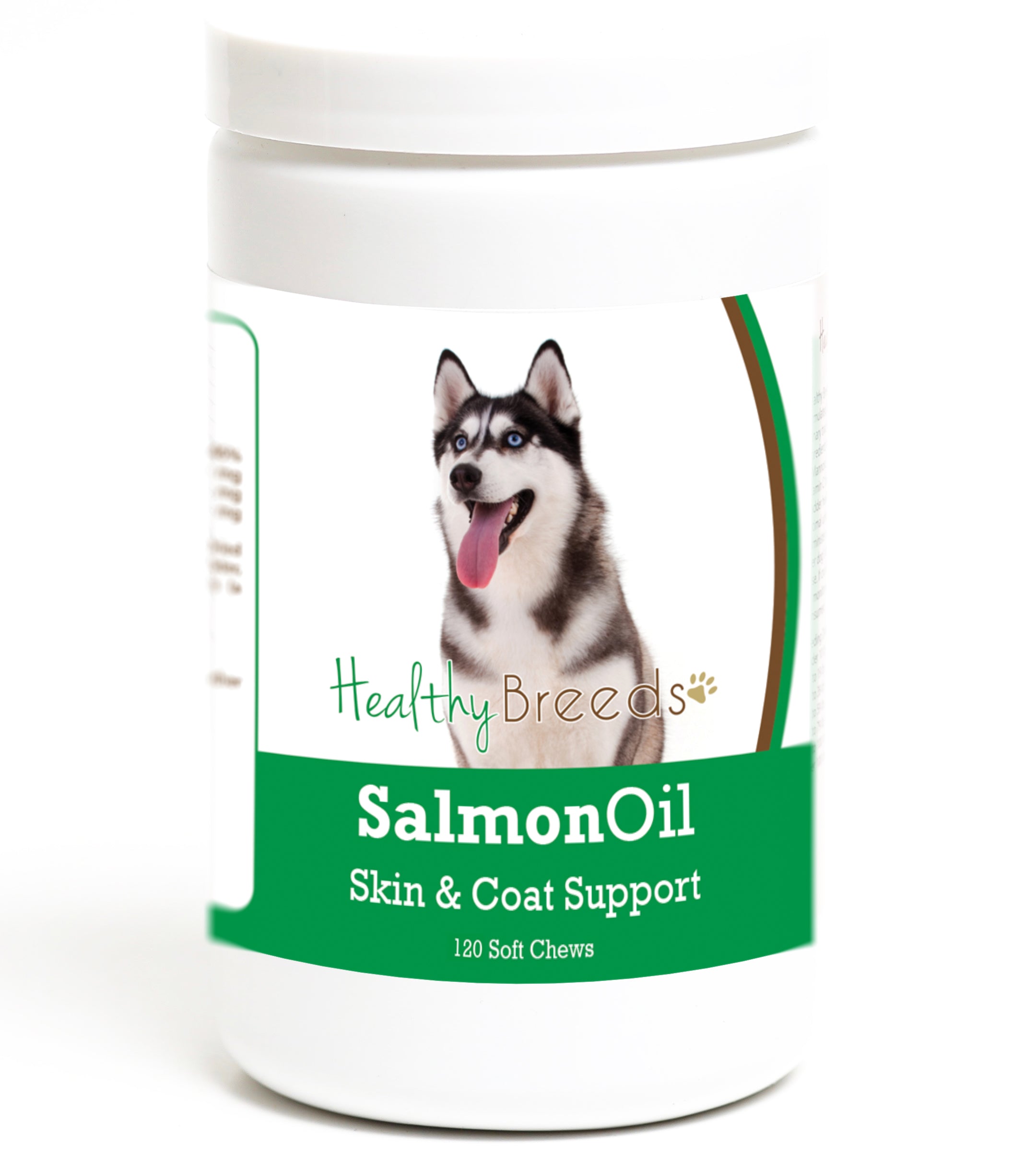 Siberian Husky Salmon Oil Soft Chews 120 Count