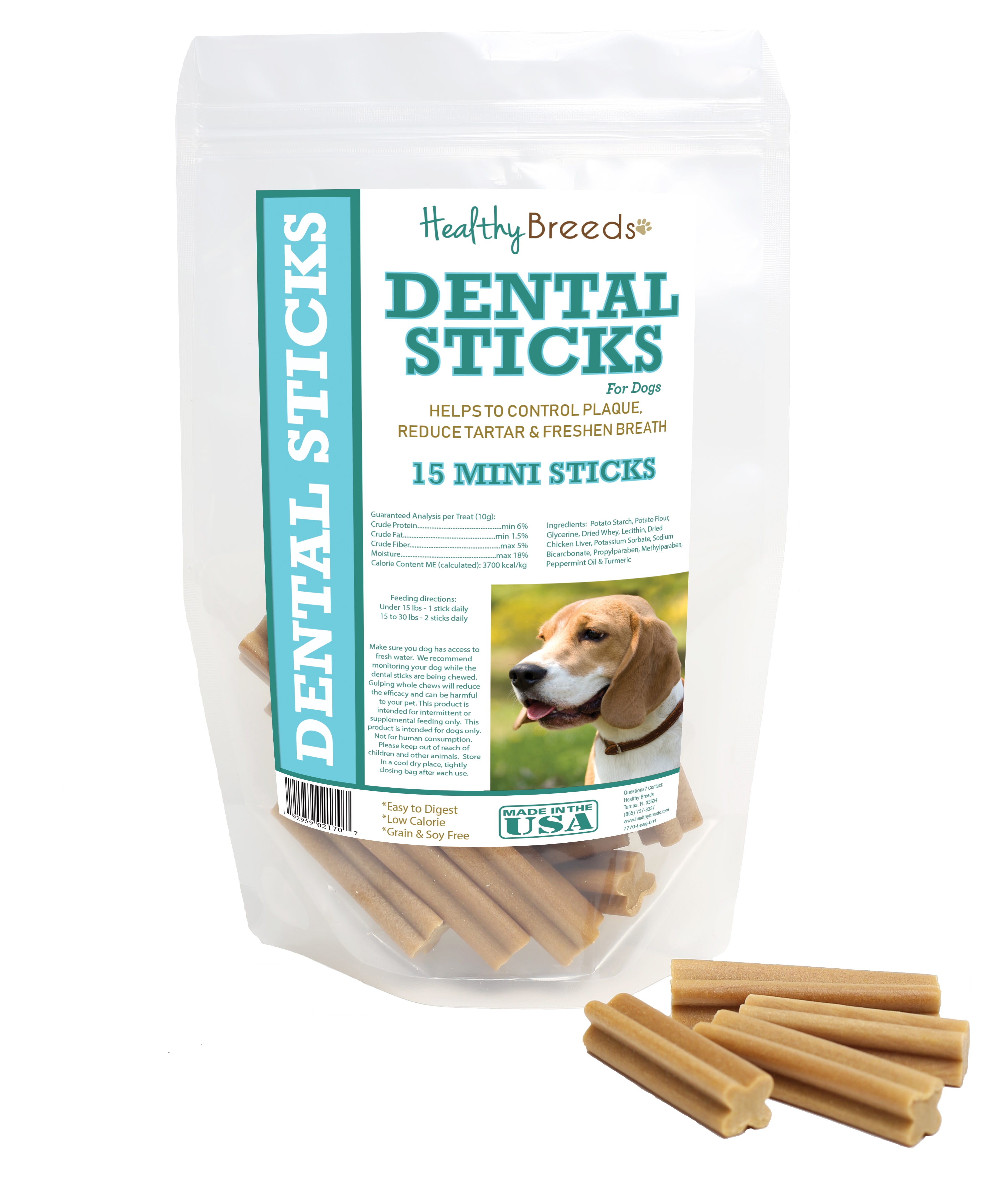 Beagle Dental Sticks Minis 15 Count
