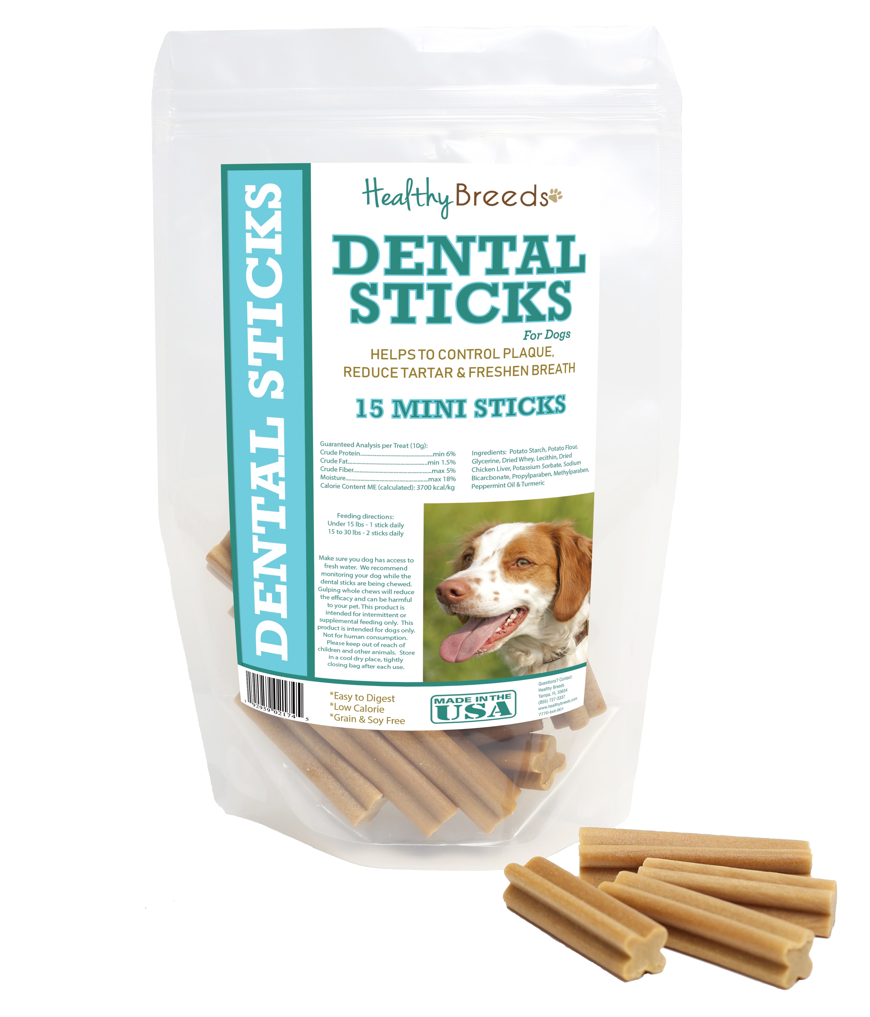 Brittany Dental Sticks Minis 15 Count