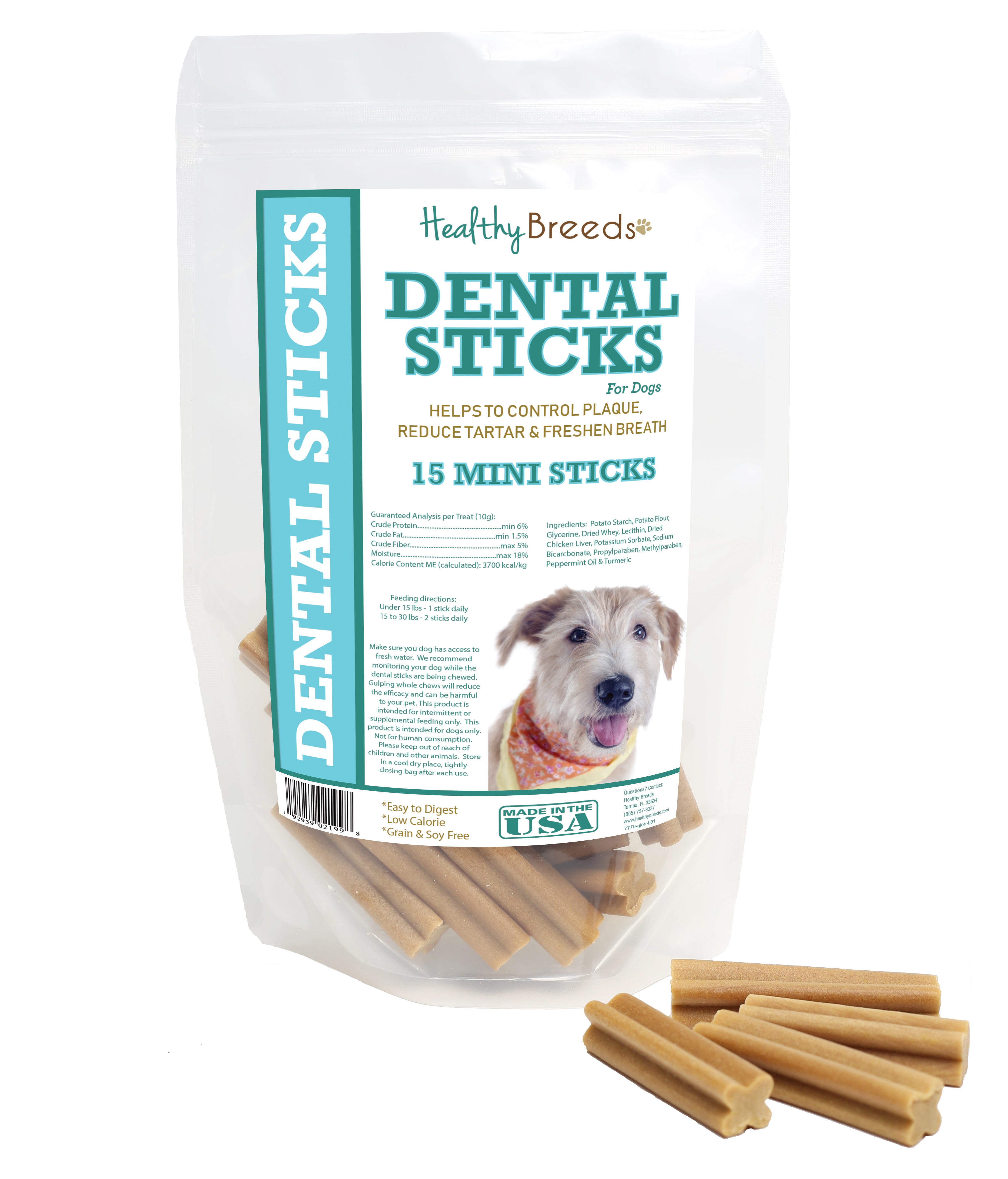 Glen of Imaal Terrier Dental Sticks Minis 15 Count