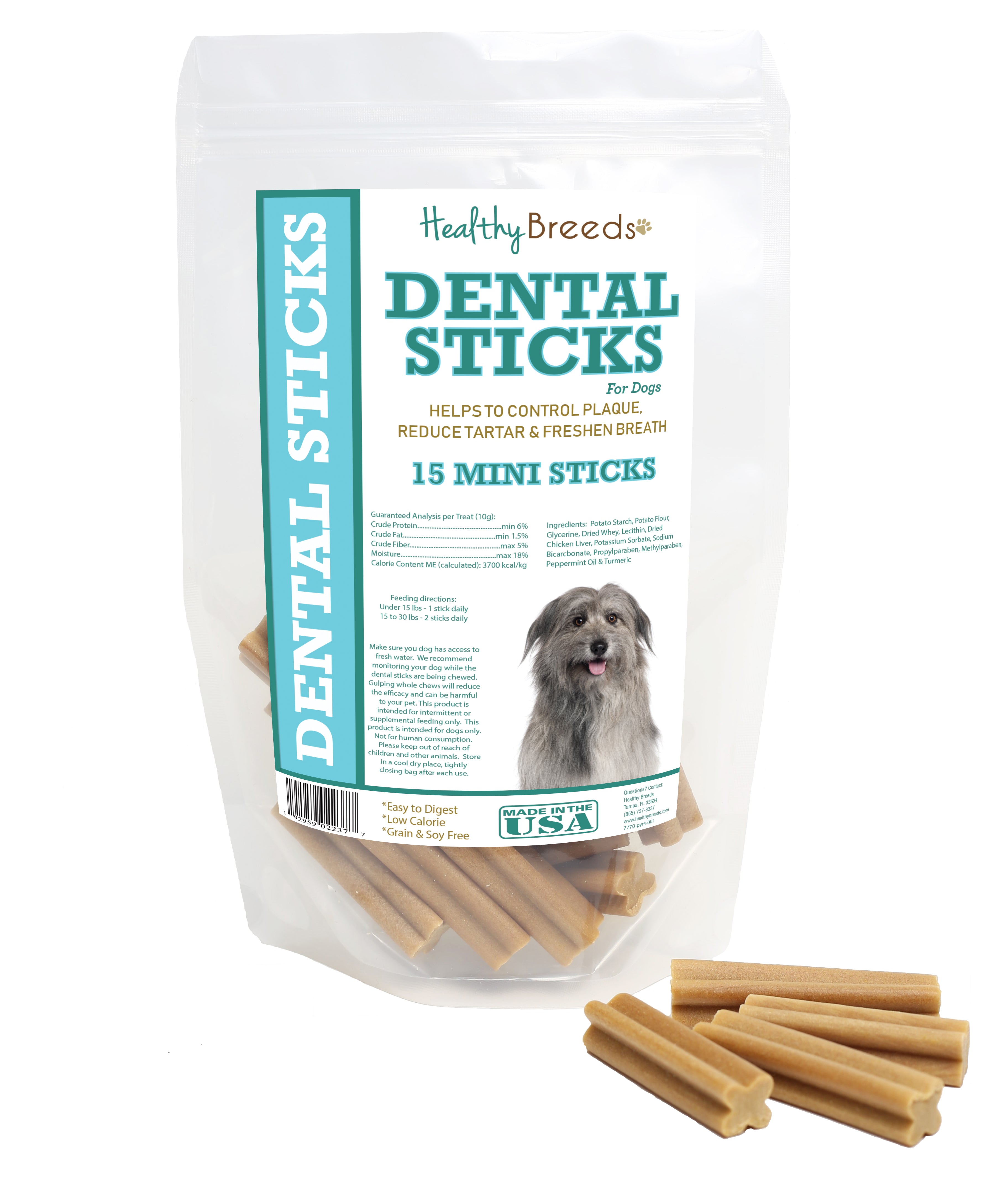 Great Pyrenees Dental Sticks Minis 15 Count