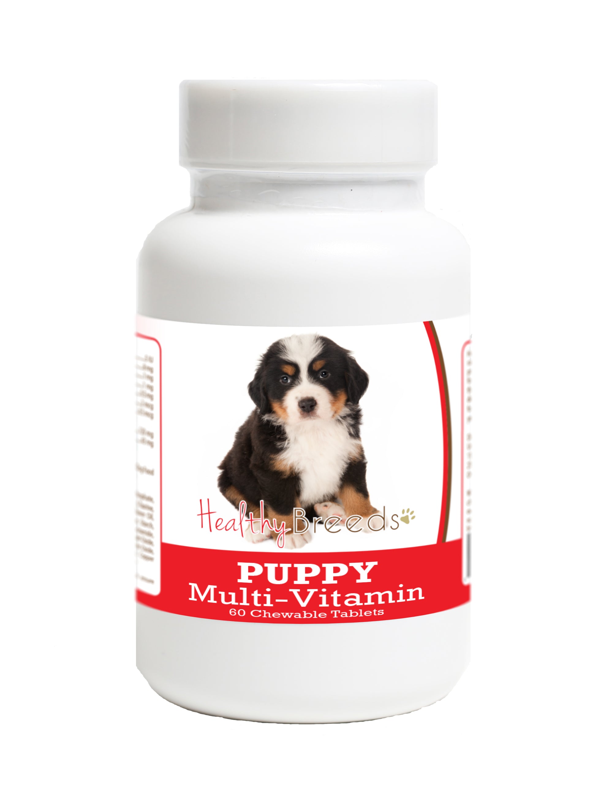 Bernese Mountain Dog Puppy Dog Multivitamin Tablet 60 Count