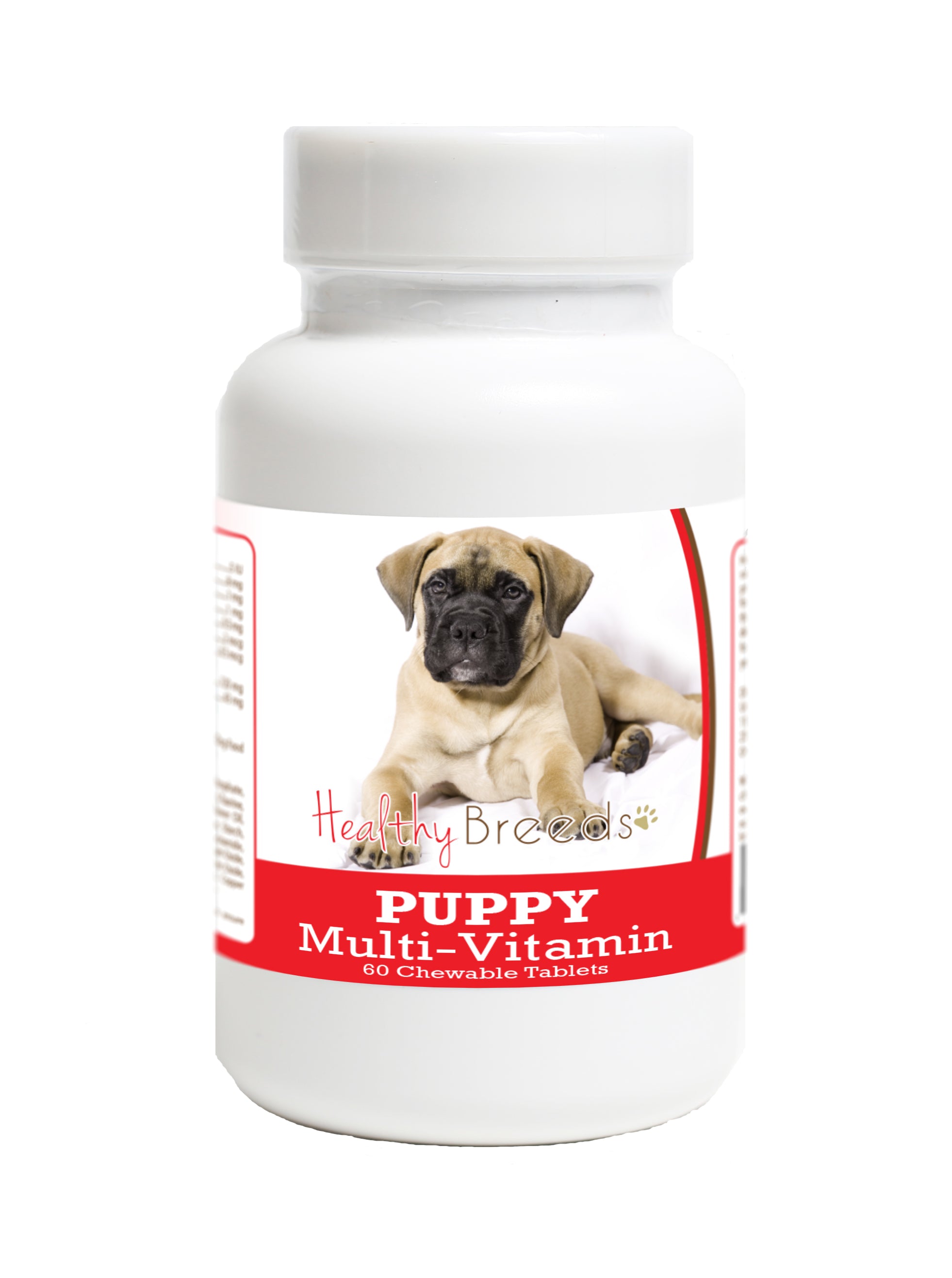 Bullmastiff Puppy Dog Multivitamin Tablet 60 Count