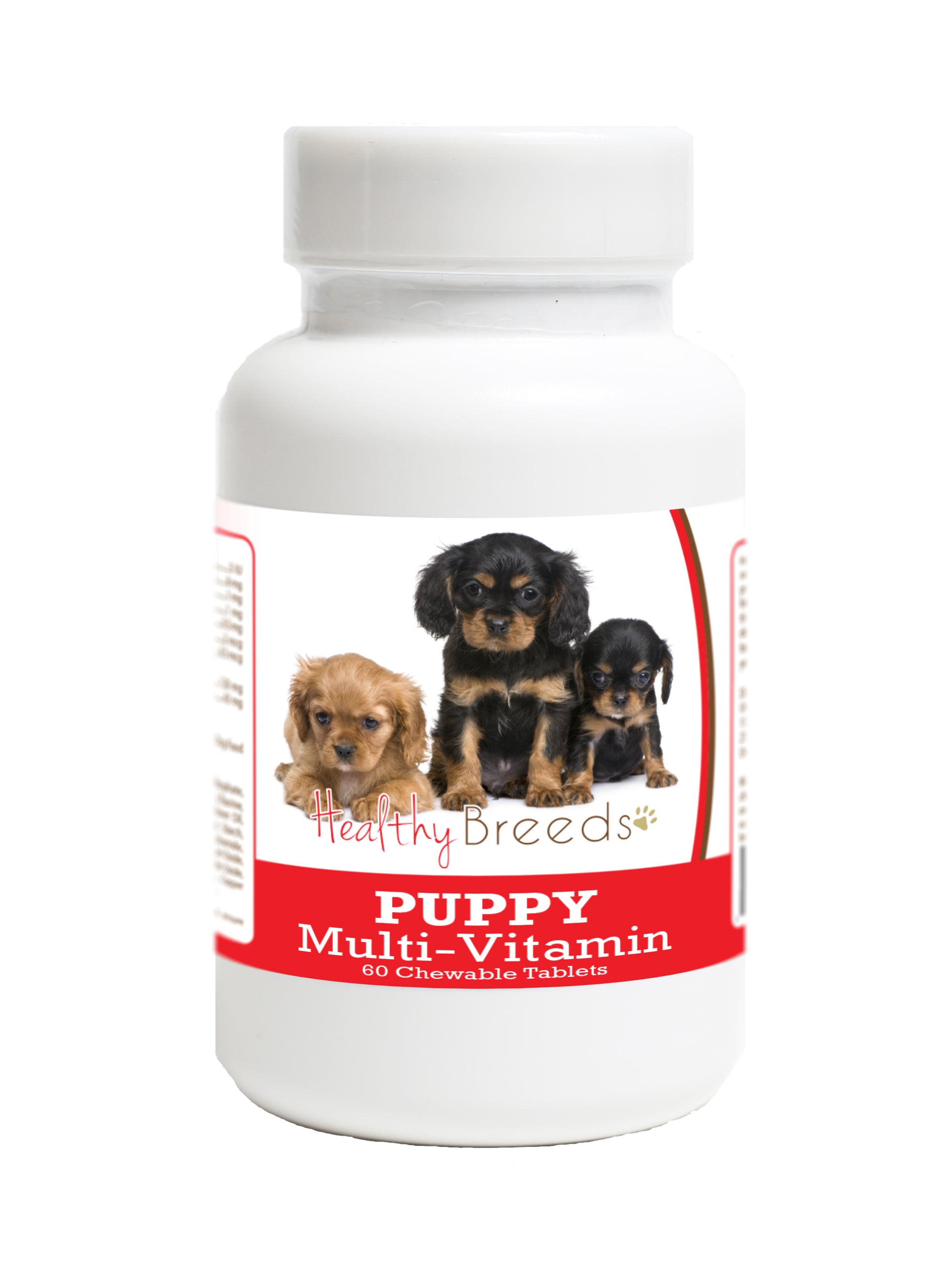 Cavalier King Charles Spaniel Puppy Dog Multivitamin Tablet 60 Count