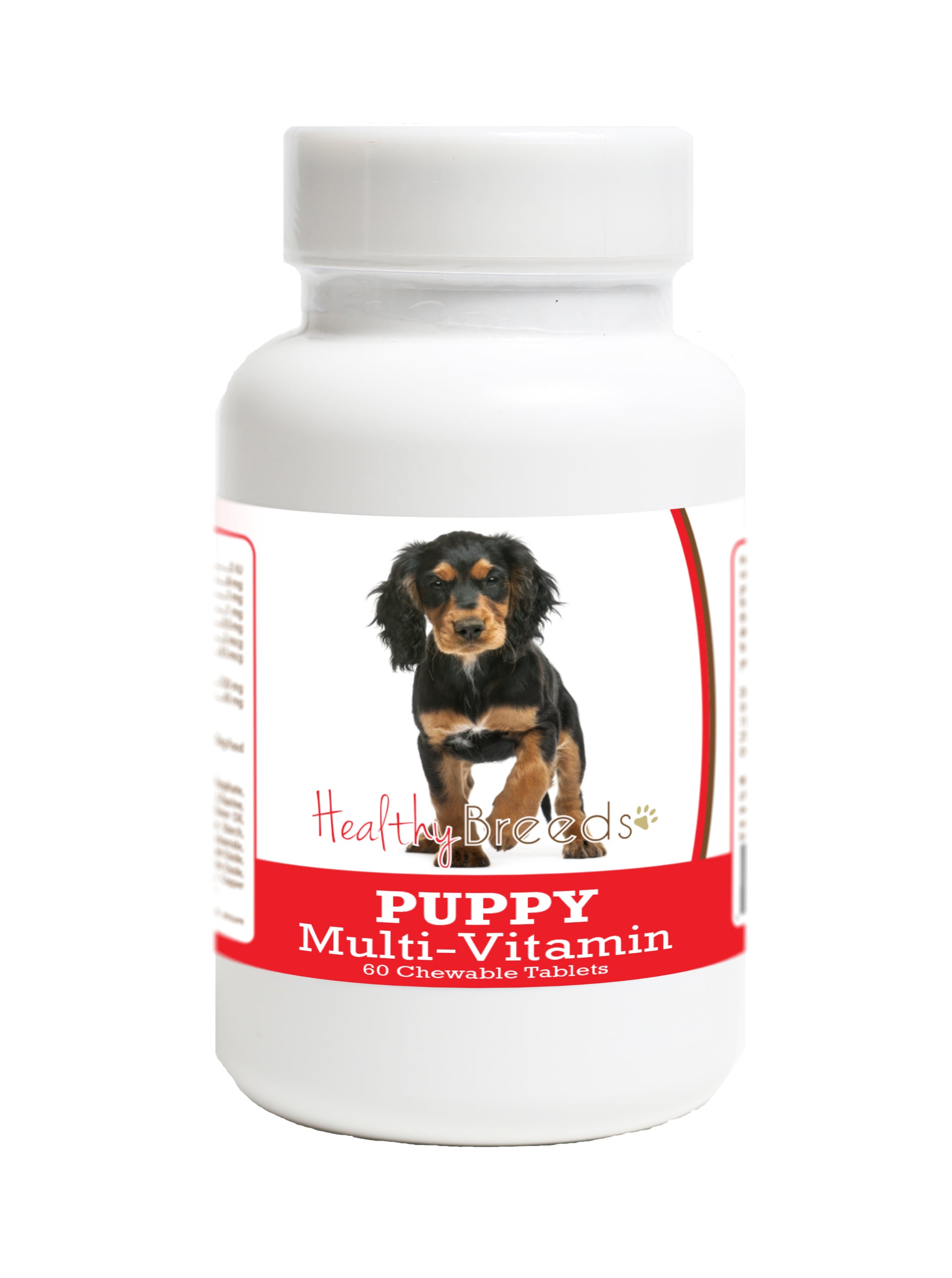 Cocker Spaniel Puppy Dog Multivitamin Tablet 60 Count