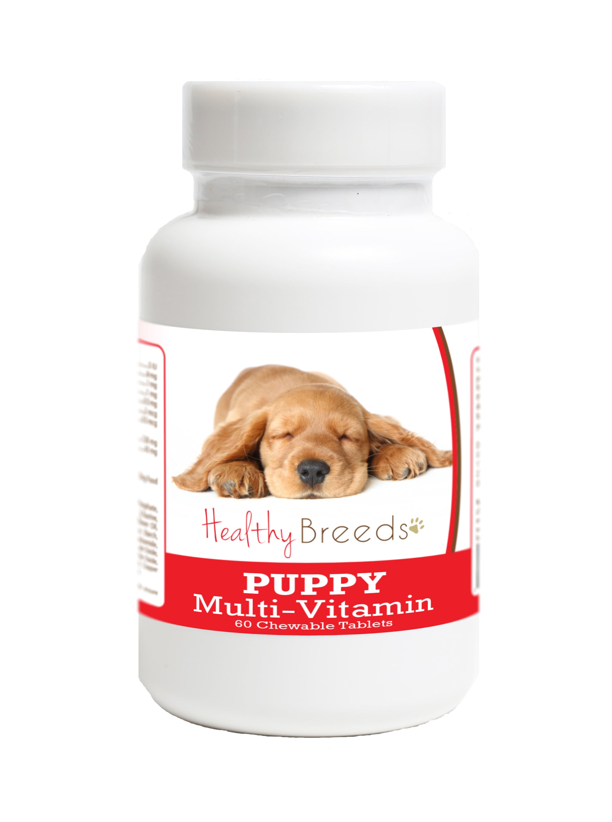 English Cocker Spaniel Puppy Dog Multivitamin Tablet 60 Count