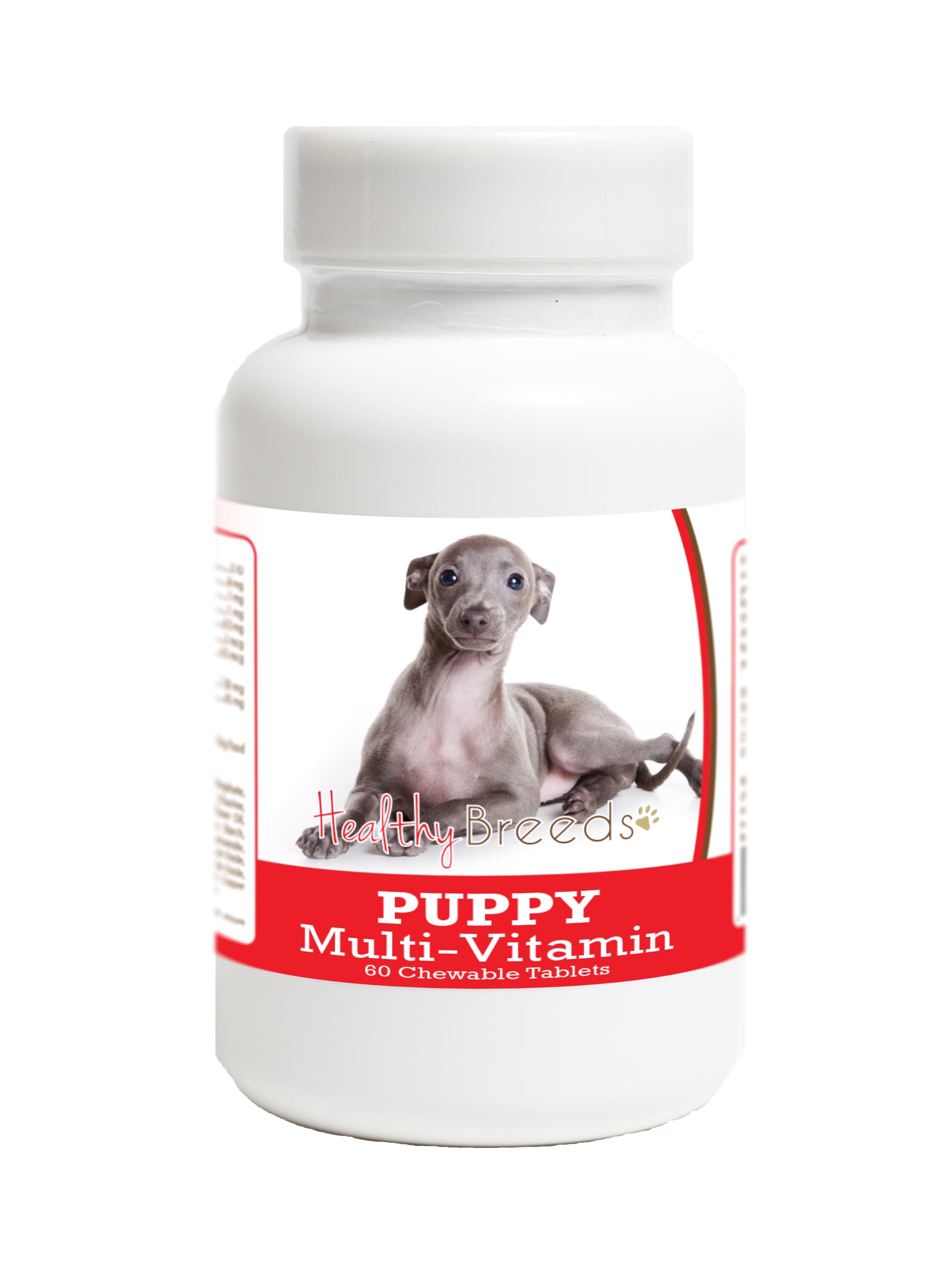 Italian Greyhound Puppy Dog Multivitamin Tablet 60 Count