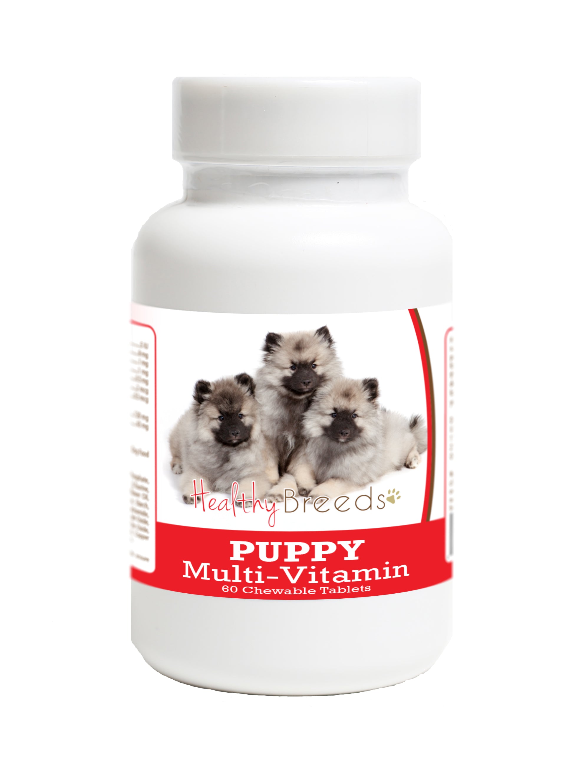 Keeshonden Puppy Dog Multivitamin Tablet 60 Count