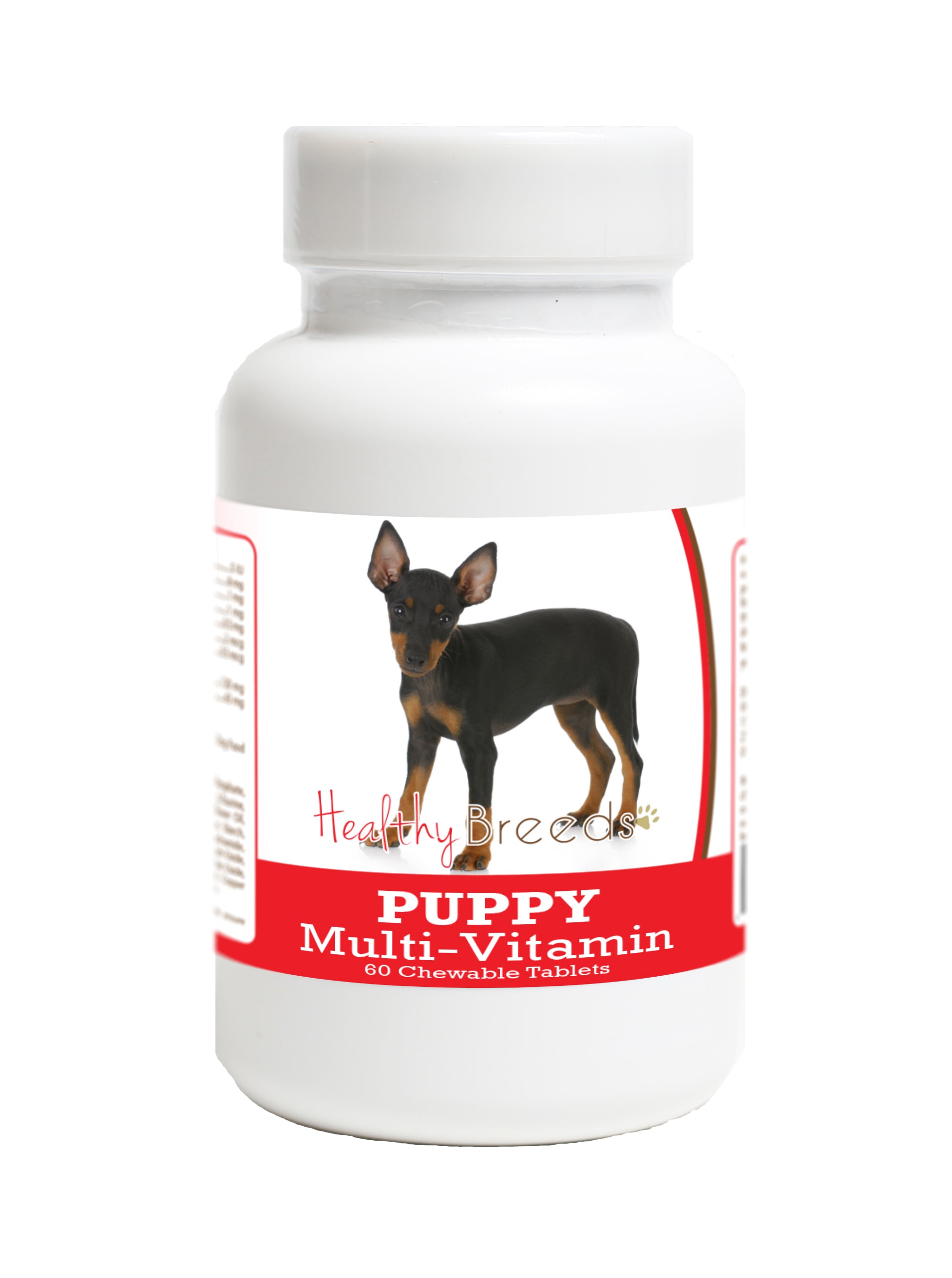 Manchester Terrier Puppy Dog Multivitamin Tablet 60 Count