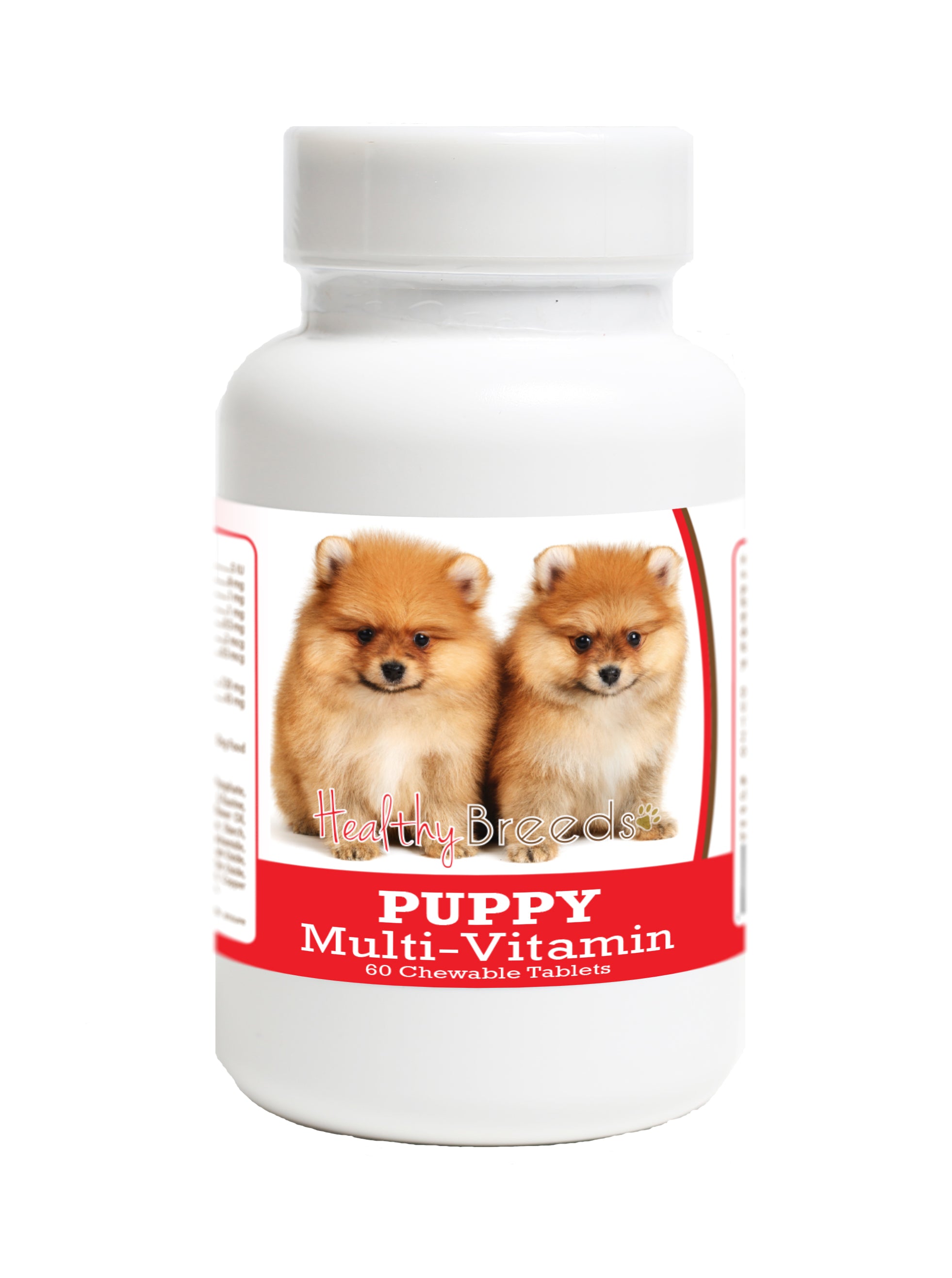 Pomeranian Puppy Dog Multivitamin Tablet 60 Count