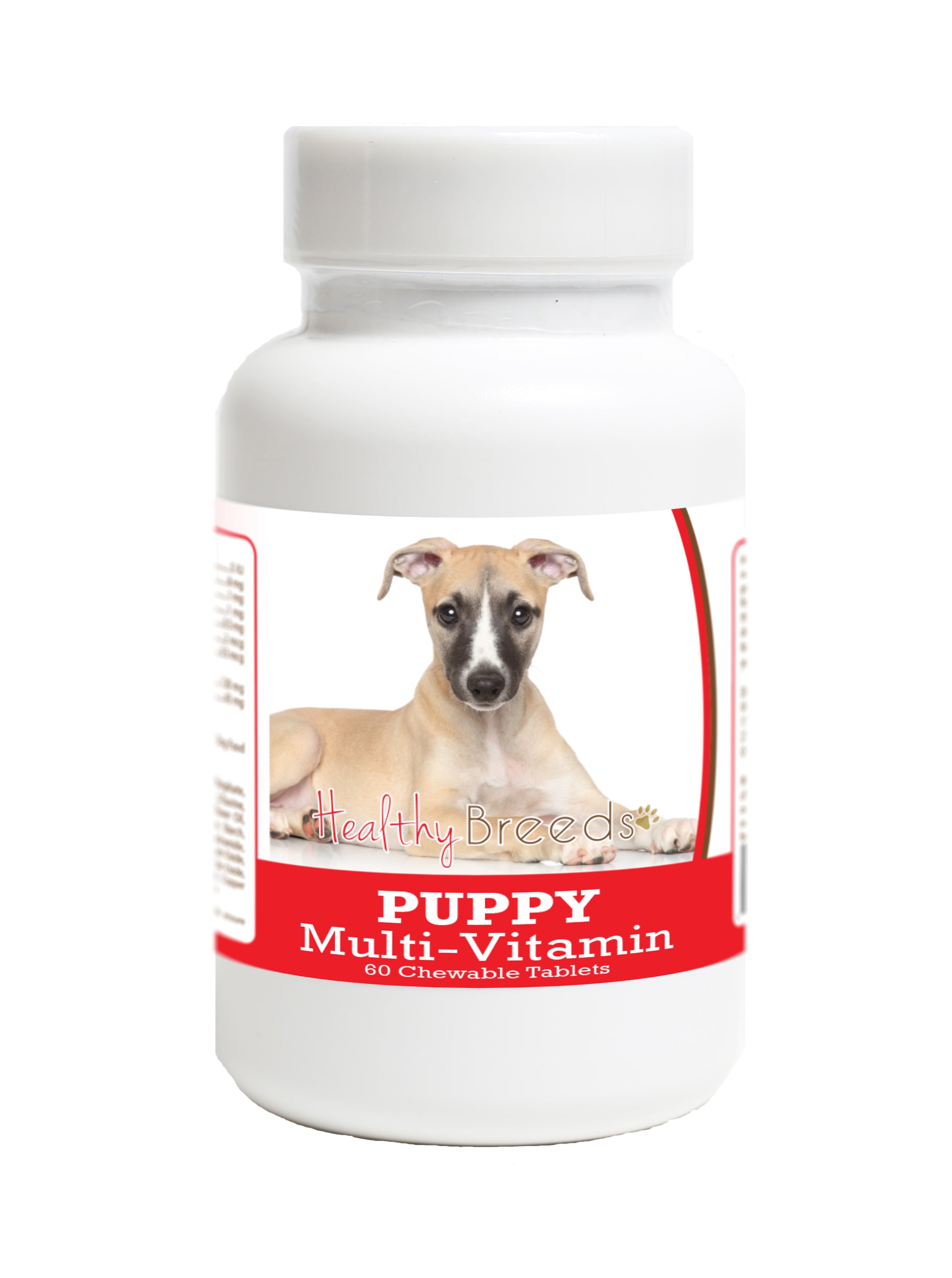 Whippet Puppy Dog Multivitamin Tablet 60 Count